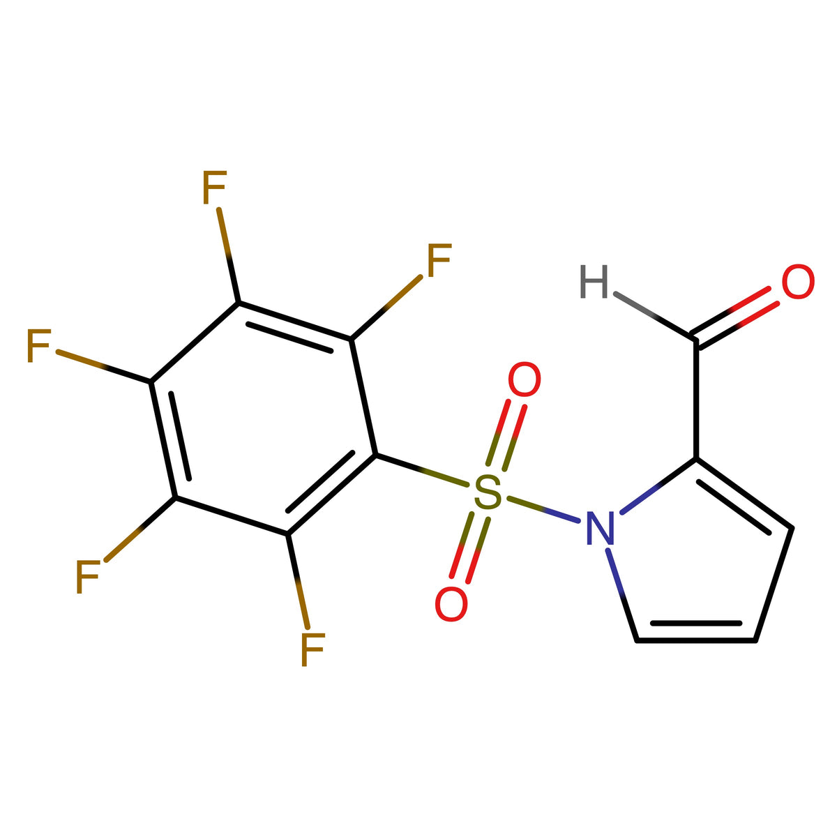 Pentafluorobenzenesulfonyl pyrrole-2-carboxaldehyde
