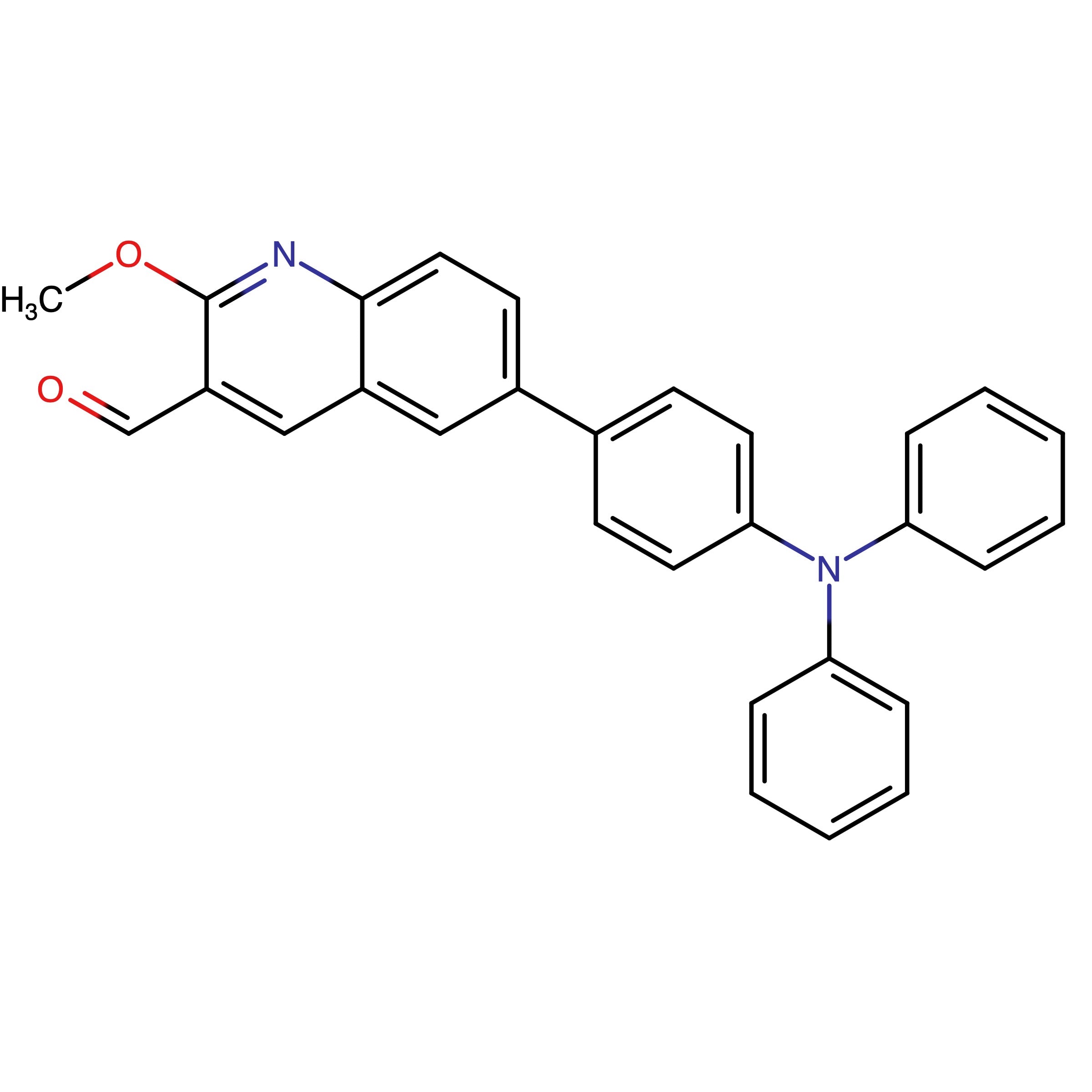 6-(4-(Diphenylamino)phenyl)-2-methoxyquinoline-3-carbaldehyde