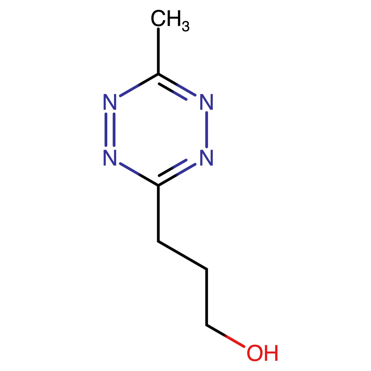 3-(6-Methyl-1,2,4,5-tetrazin-3-yl)propan-1-ol