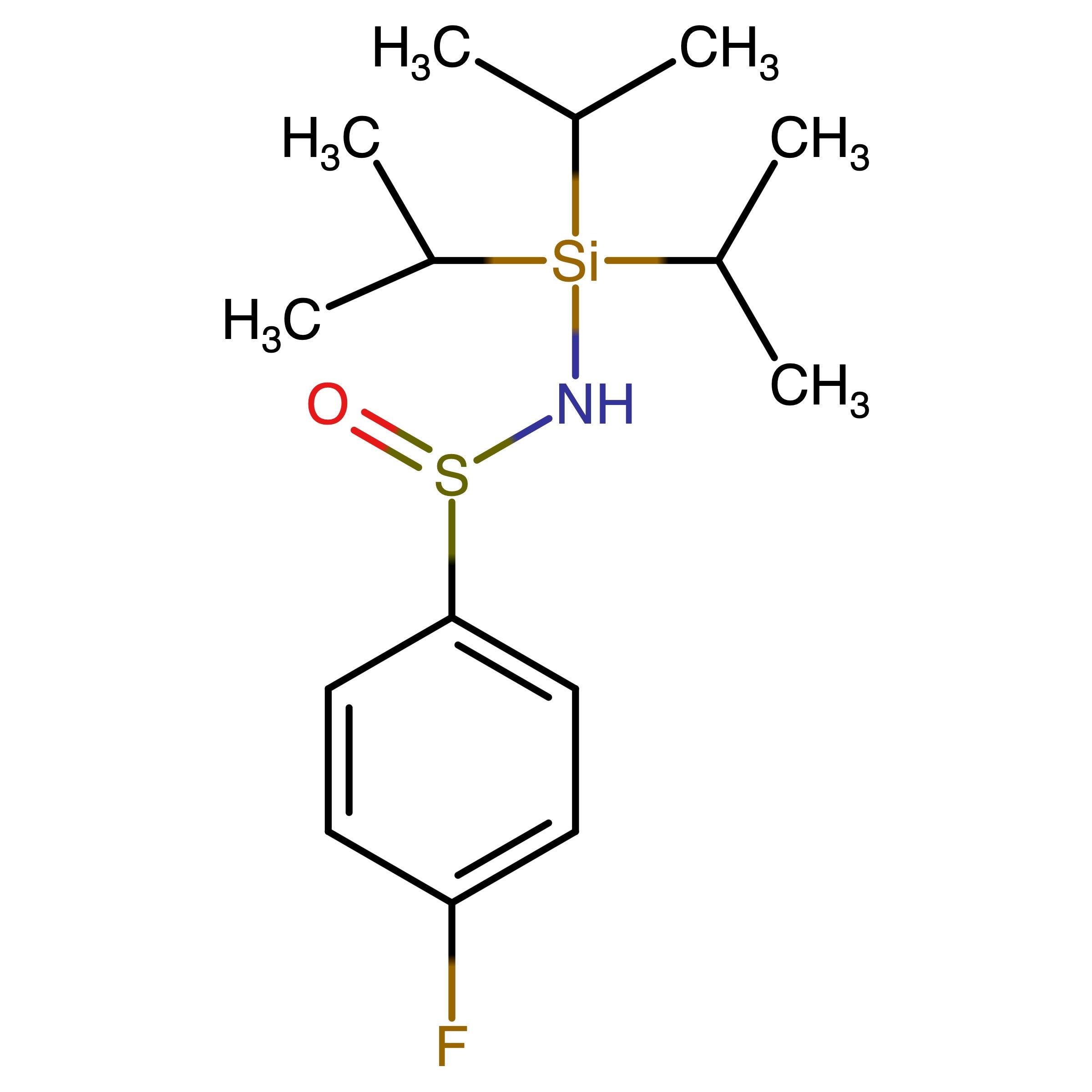 4-Fluoro-N-(triisopropylsilyl)benzenesulfinamide