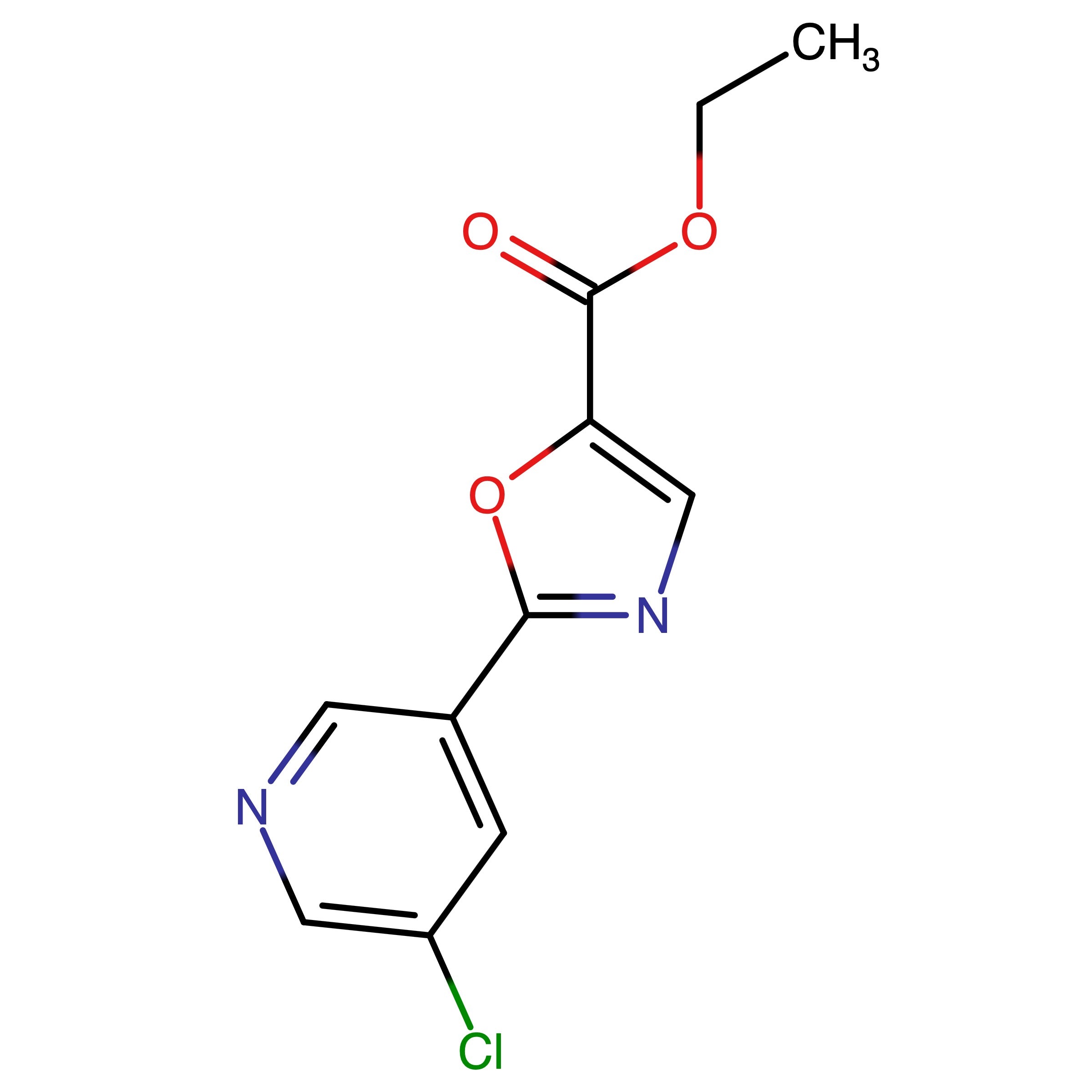 Ethyl 2-(5-chloropyridin-3-yl)oxazole-5-carboxylate