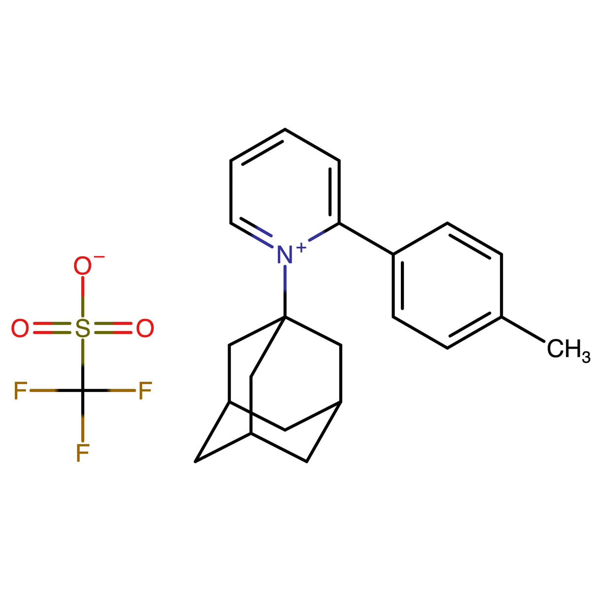 1-Adamantan-1-yl-2-(p-tolyl)pyridin-1-ium trifluoromethanesulfonate