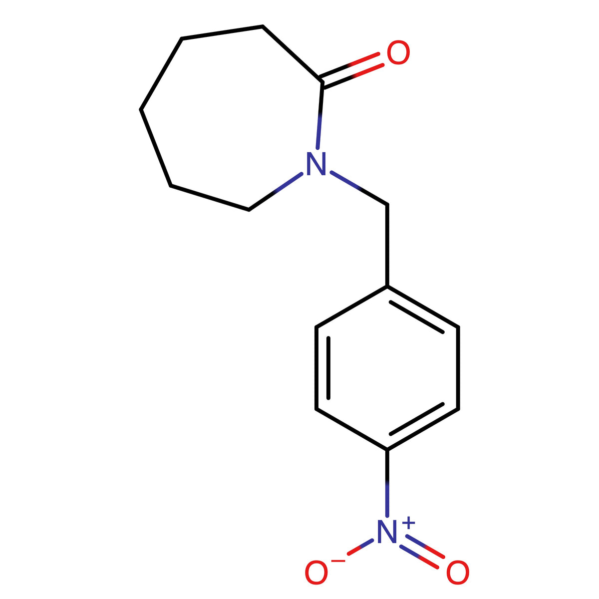 1-[(4-Nitrophenyl)methyl]azepan-2-one