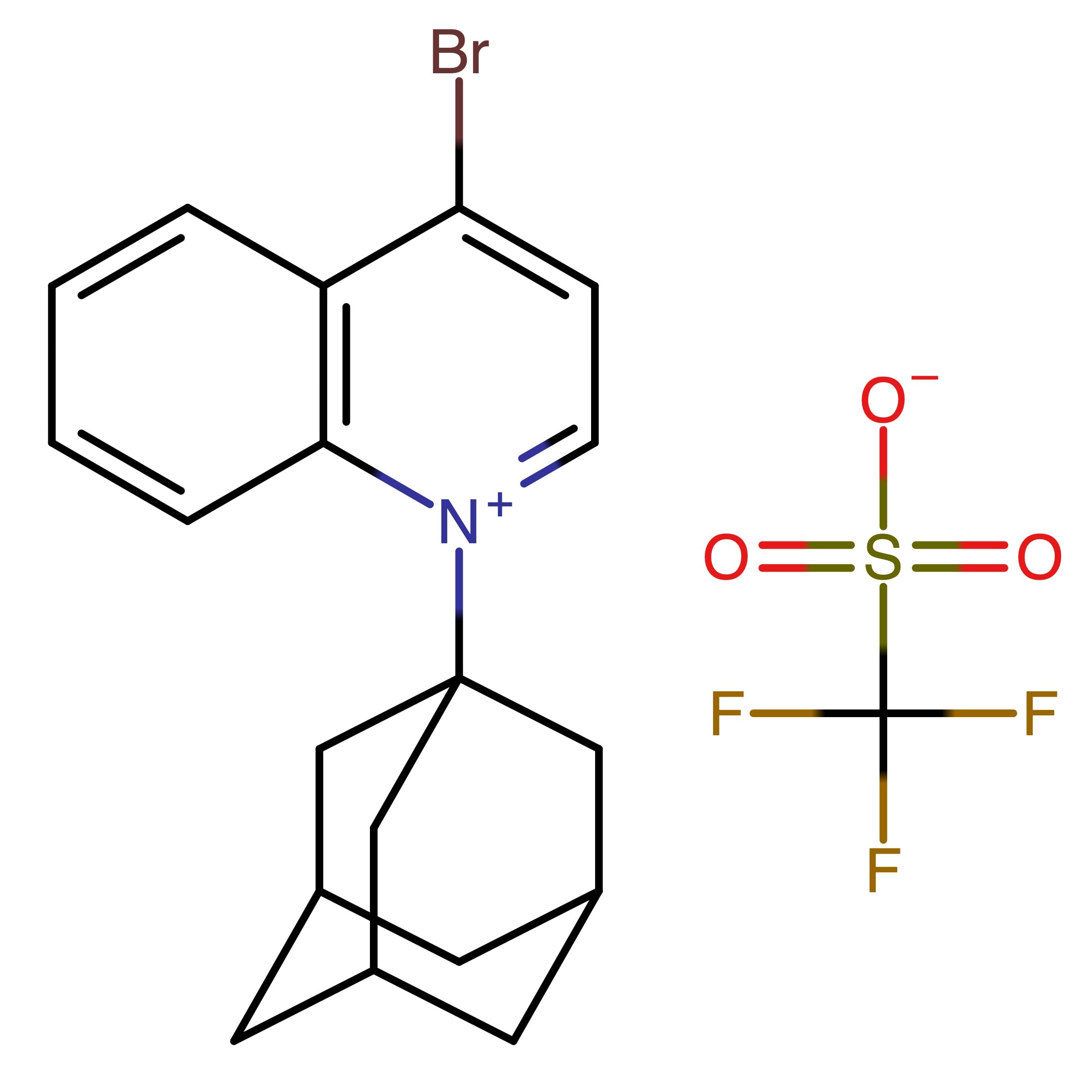 1-Adamantan-1-yl-4-bromoquinolin-1-ium trifluoromethanesulfonateÊ