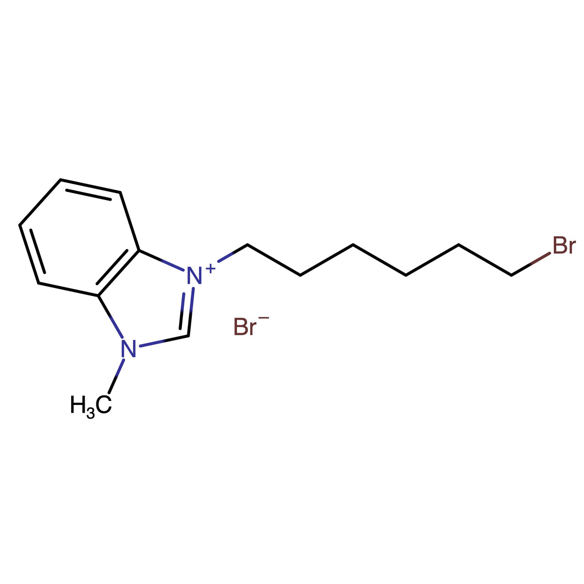 3-(6-Bromohexyl)-1-methylbenzimidazolium bromide