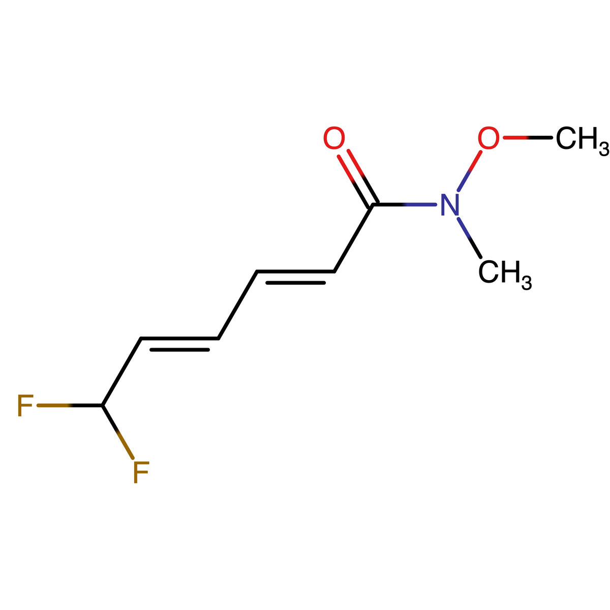 (2E,4E)-6,6-Difluoro-N-methoxy-N-methylhexa-2,4-dienamide