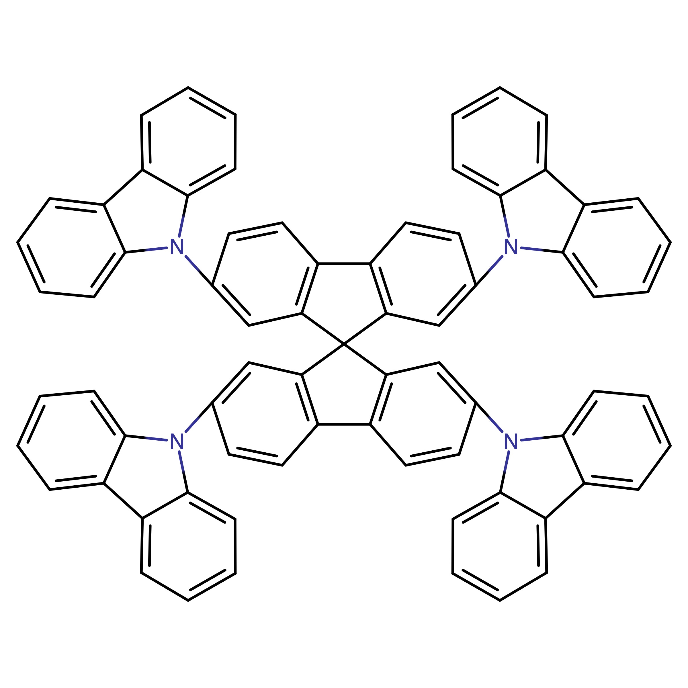 214078-86-1 | 2,2′,7,7′-Tetrakis(carbazol-9-yl)-9,9-spirobifluorene