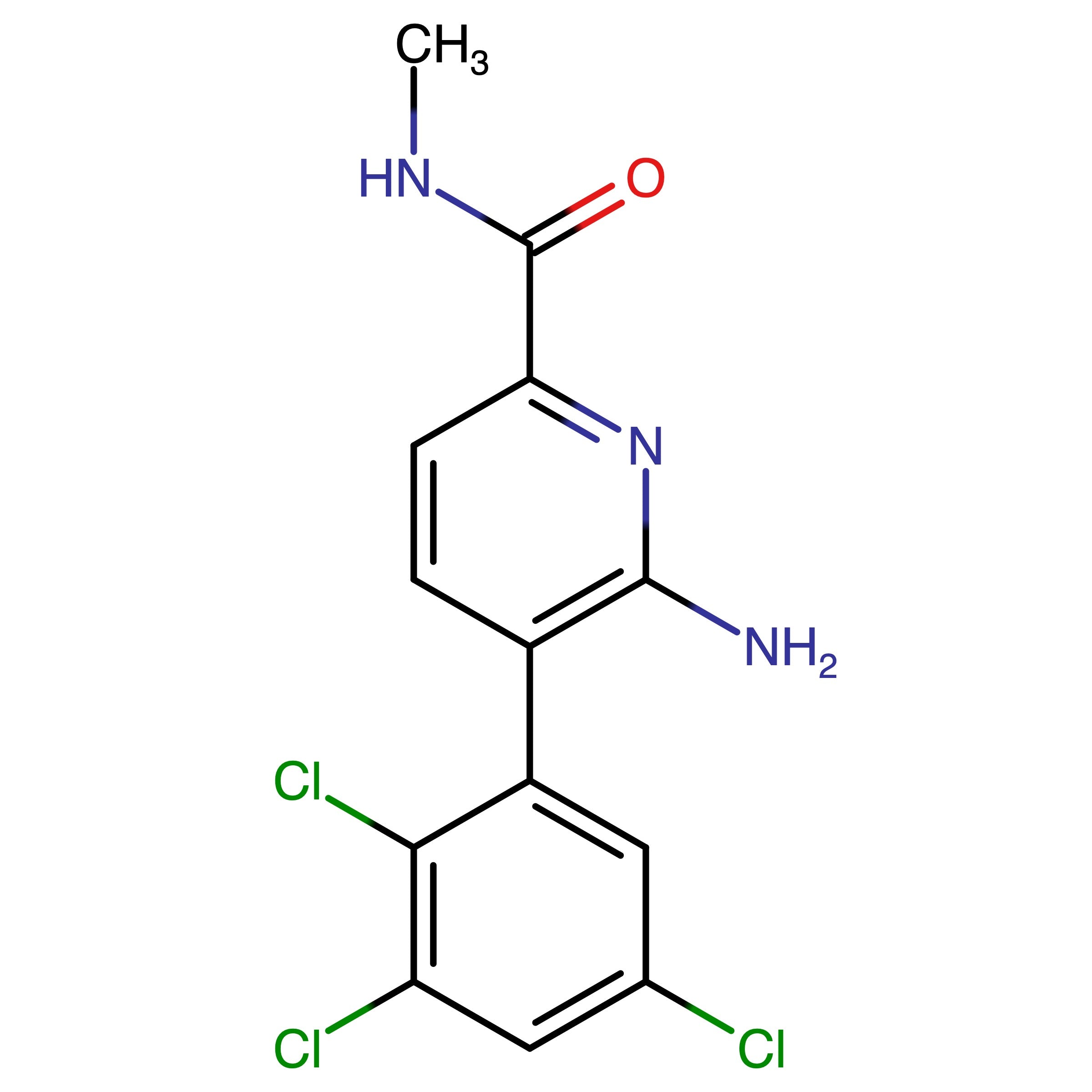 CAS 875051-72-2 | 6-Amino-N-methyl-5-(2,3,5-trichlorophenyl)picolinamide | MFCD28156579