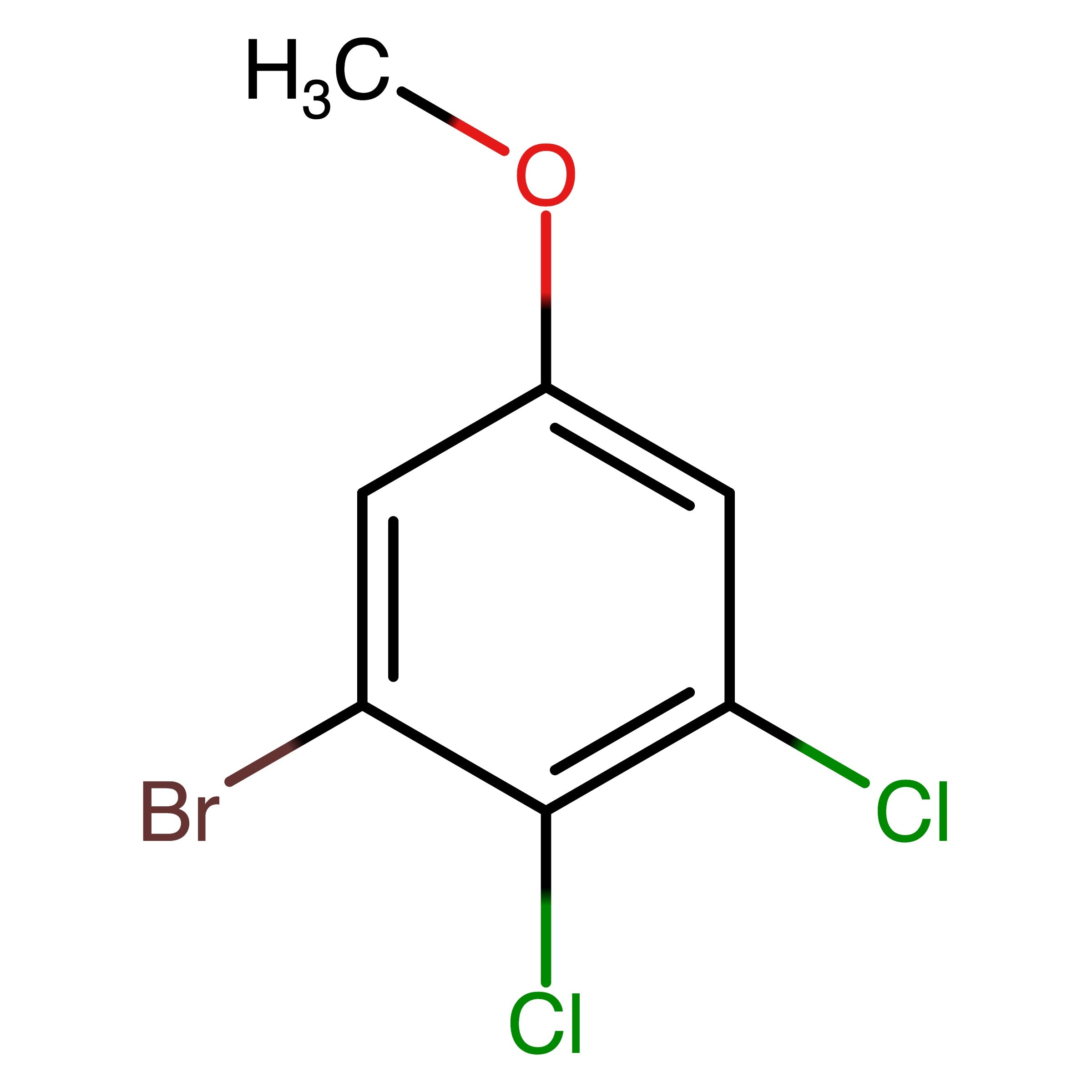 CAS 174913-19-0 | 1-Bromo-2,3-dichloro-5-methoxybenzene | MFCD20483489