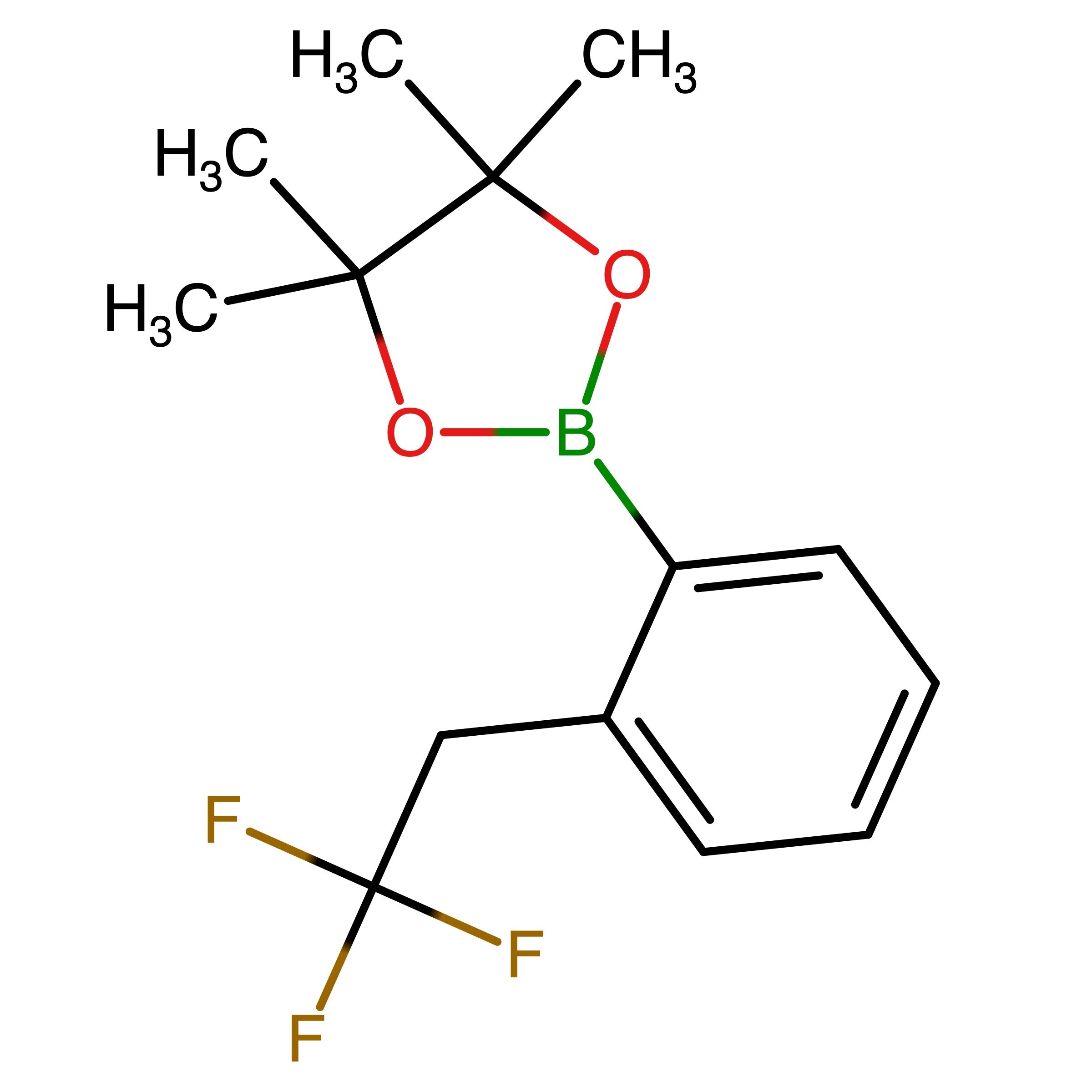 CAS 1079402-24-6 | 4,4,5,5-Tetramethyl-2-(2-(2,2,2-trifluoroethyl)phenyl)-1,3,2-dioxaborolane | MFCD18734058