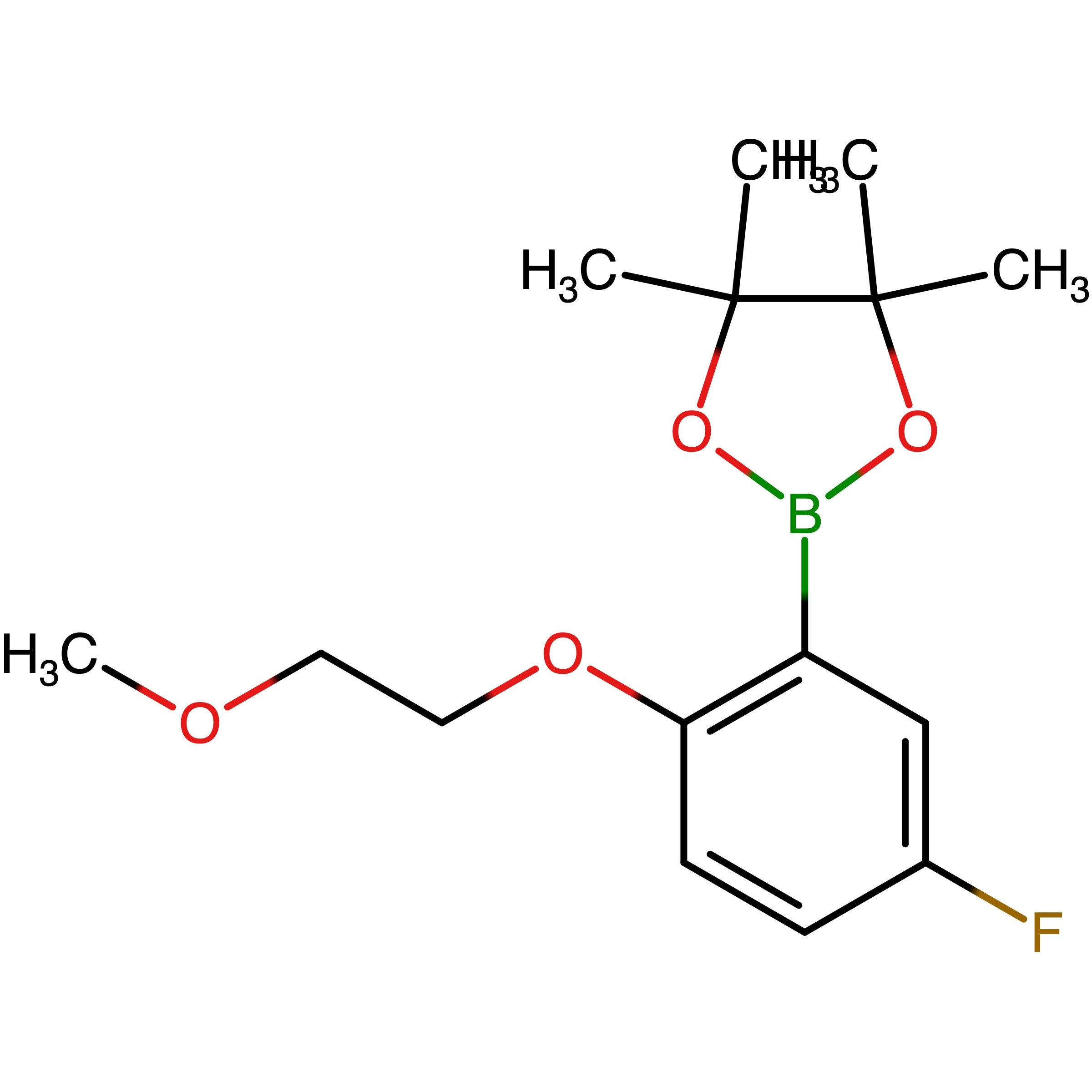 CAS 1079402-27-9 | 2-(5-Fluoro-2-(2-methoxyethoxy)phenyl)-4,4,5,5-tetramethyl-1,3,2-dioxaborolane