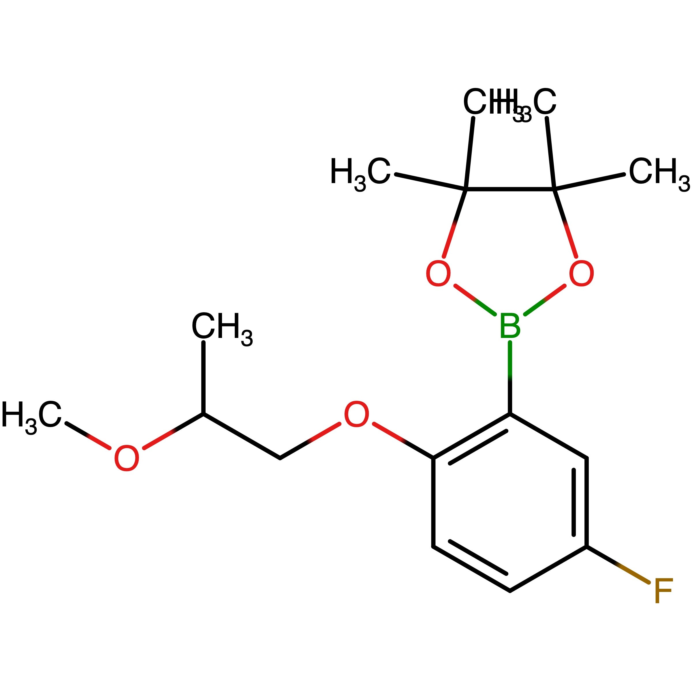 CAS 1079402-36-0 | 2-(5-Fluoro-2-(2-methoxypropoxy)phenyl)-4,4,5,5-tetramethyl-1,3,2-dioxaborolane