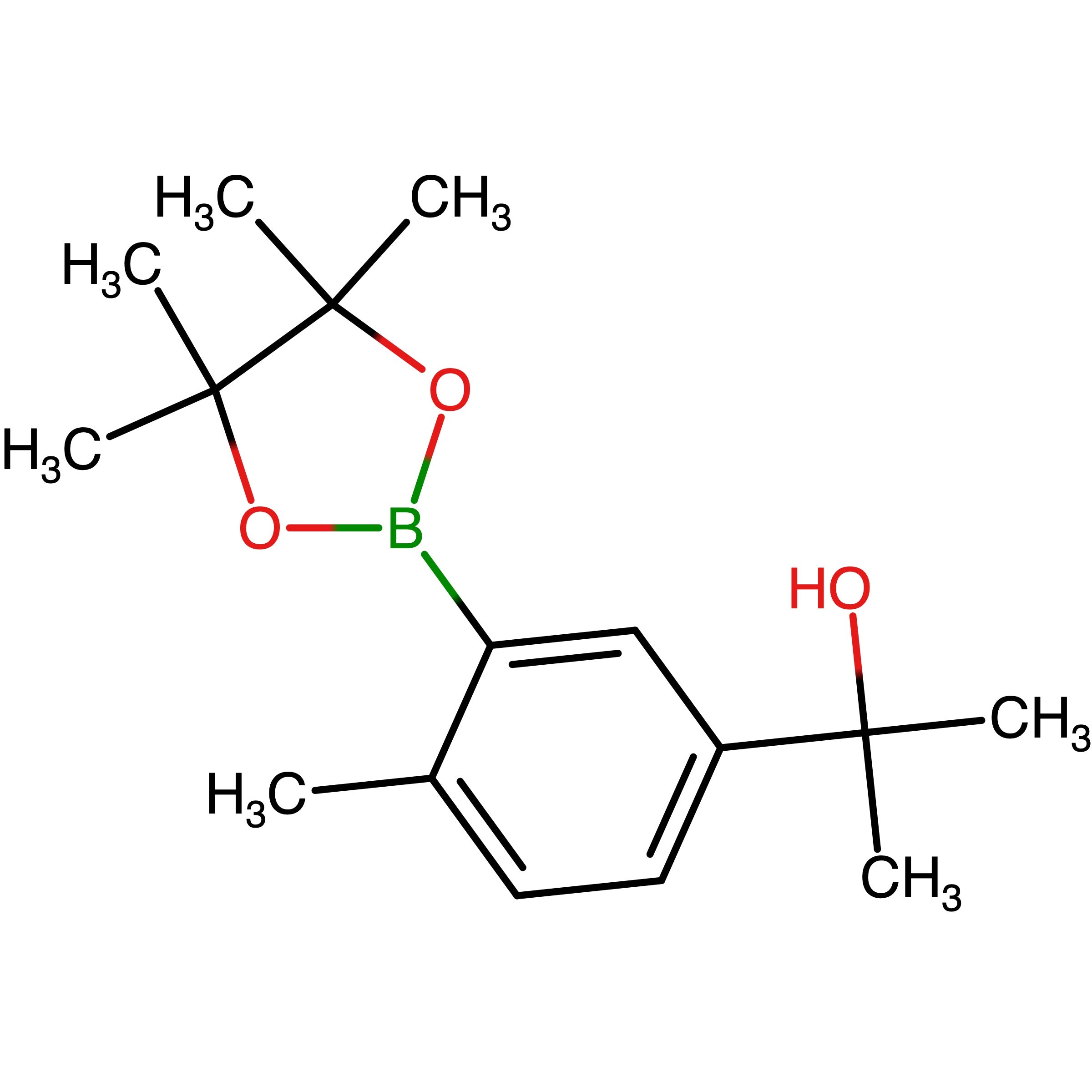 CAS 1345961-02-5 | 2-(4-Methyl-3-(4,4,5,5-tetramethyl-1,3,2-dioxaborolan-2-yl)phenyl)propan-2-ol | MFCD18730087