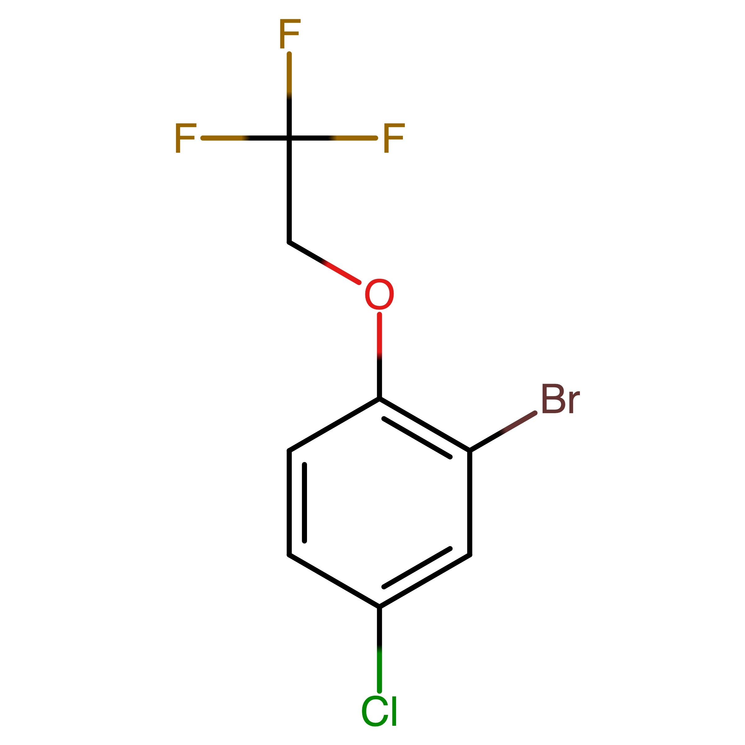 CAS 452082-66-5 | 2-Bromo-4-chloro-1-(2,2,2-trifluoroethoxy)benzene | MFCD27950886