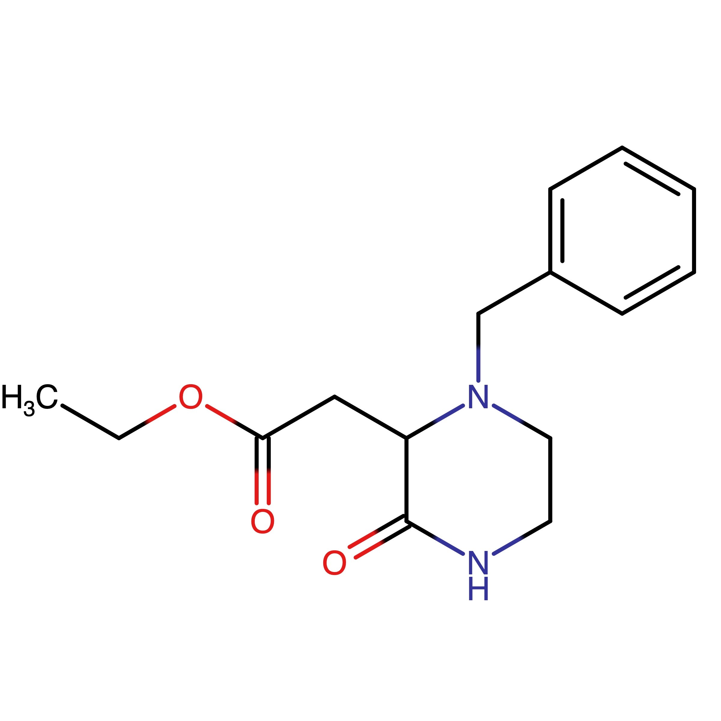 CAS 61155-09-7 | Ethyl 2-(1-benzyl-3-oxopiperazin-2-yl)acetate | MFCD13250153