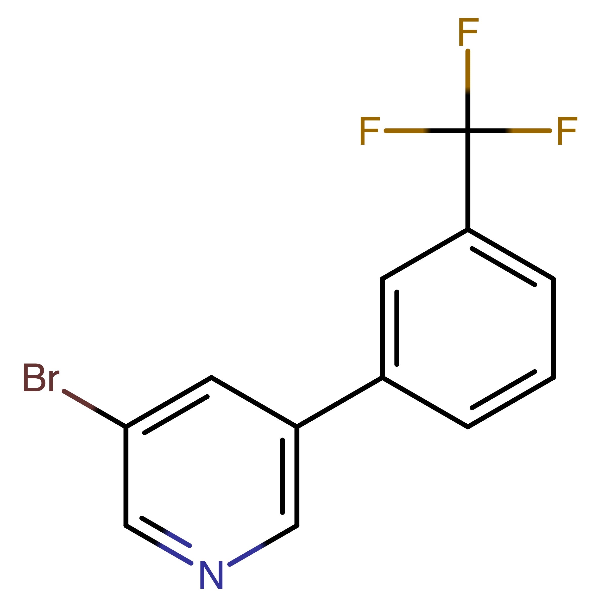 CAS 675589-94-3 | 3-Bromo-5-(3-(trifluoromethyl)phenyl)pyridine | MFCD09264564