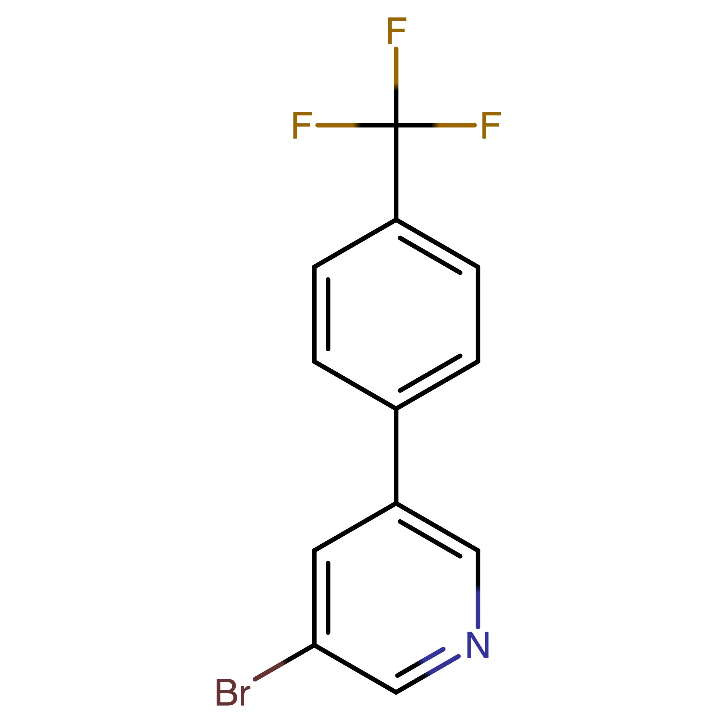 CAS 675590-01-9 | 3-Bromo-5-(4-(trifluoromethyl)phenyl)pyridine | MFCD09264565