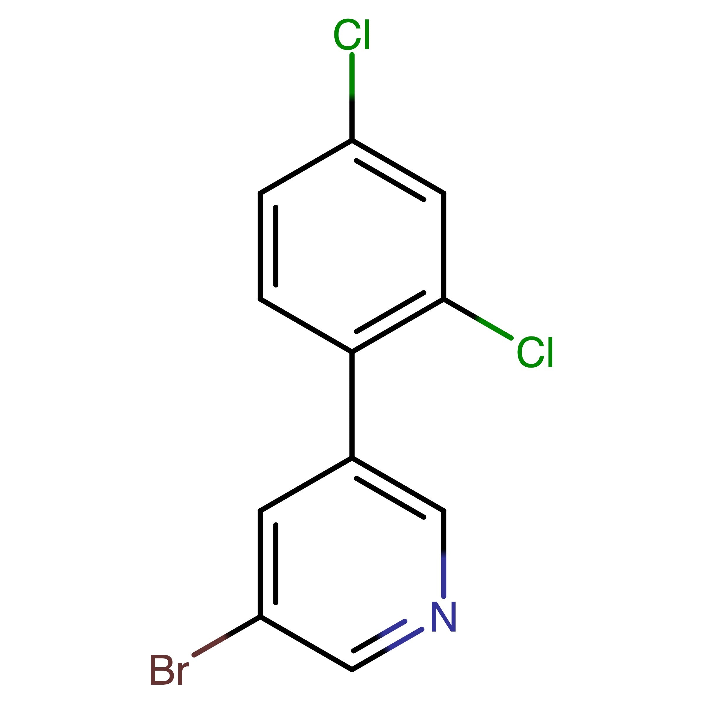 CAS 675590-24-6 | 3-Bromo-5-(2,4-dichlorophenyl)pyridine | MFCD09908005