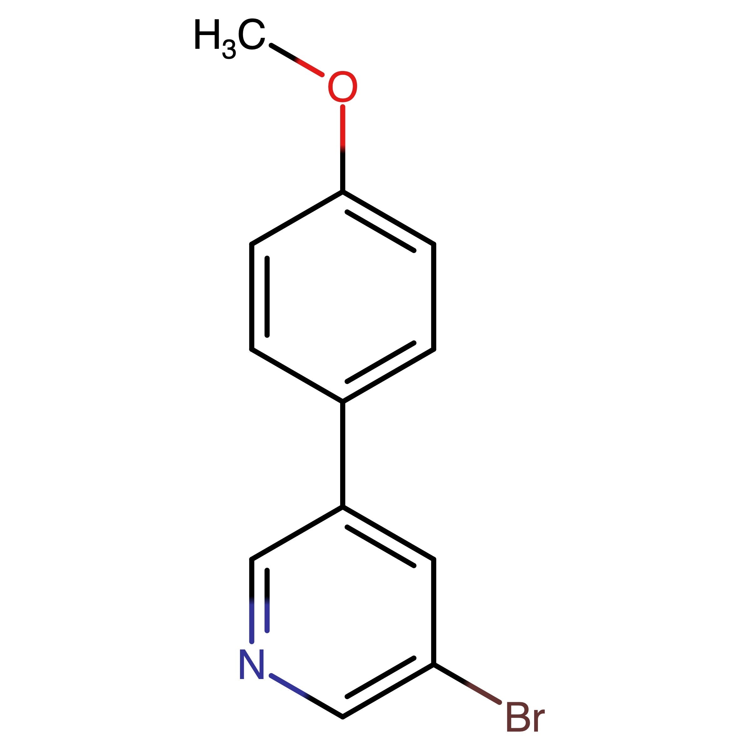 CAS 452972-07-5 | 3-Bromo-5-(4-methoxyphenyl)pyridine | MFCD09800590