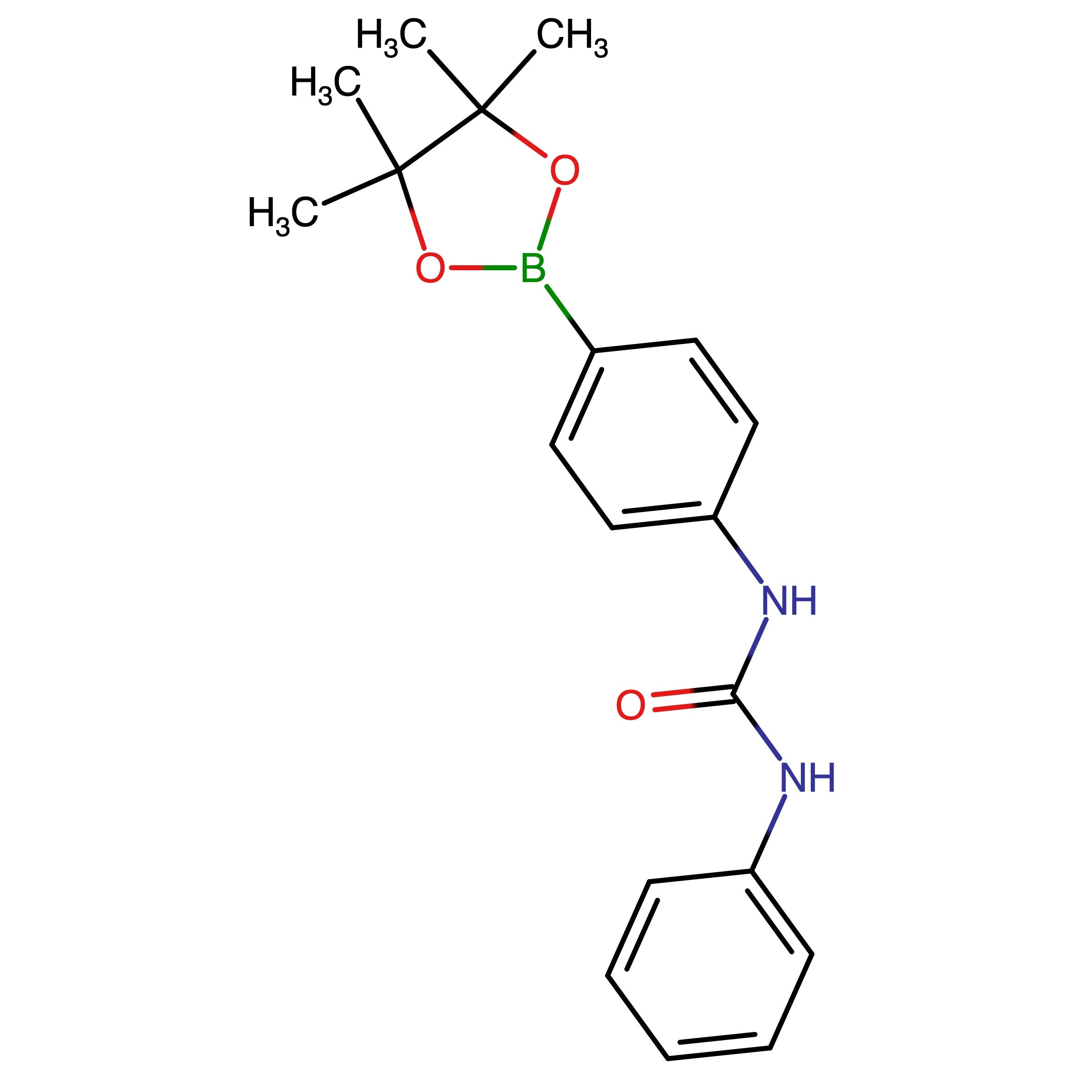 CAS 819056-67-2 | 1-Phenyl-3-(4-(4,4,5,5-tetramethyl-1,3,2-dioxaborolan-2-yl)phenyl)urea | MFCD15530088