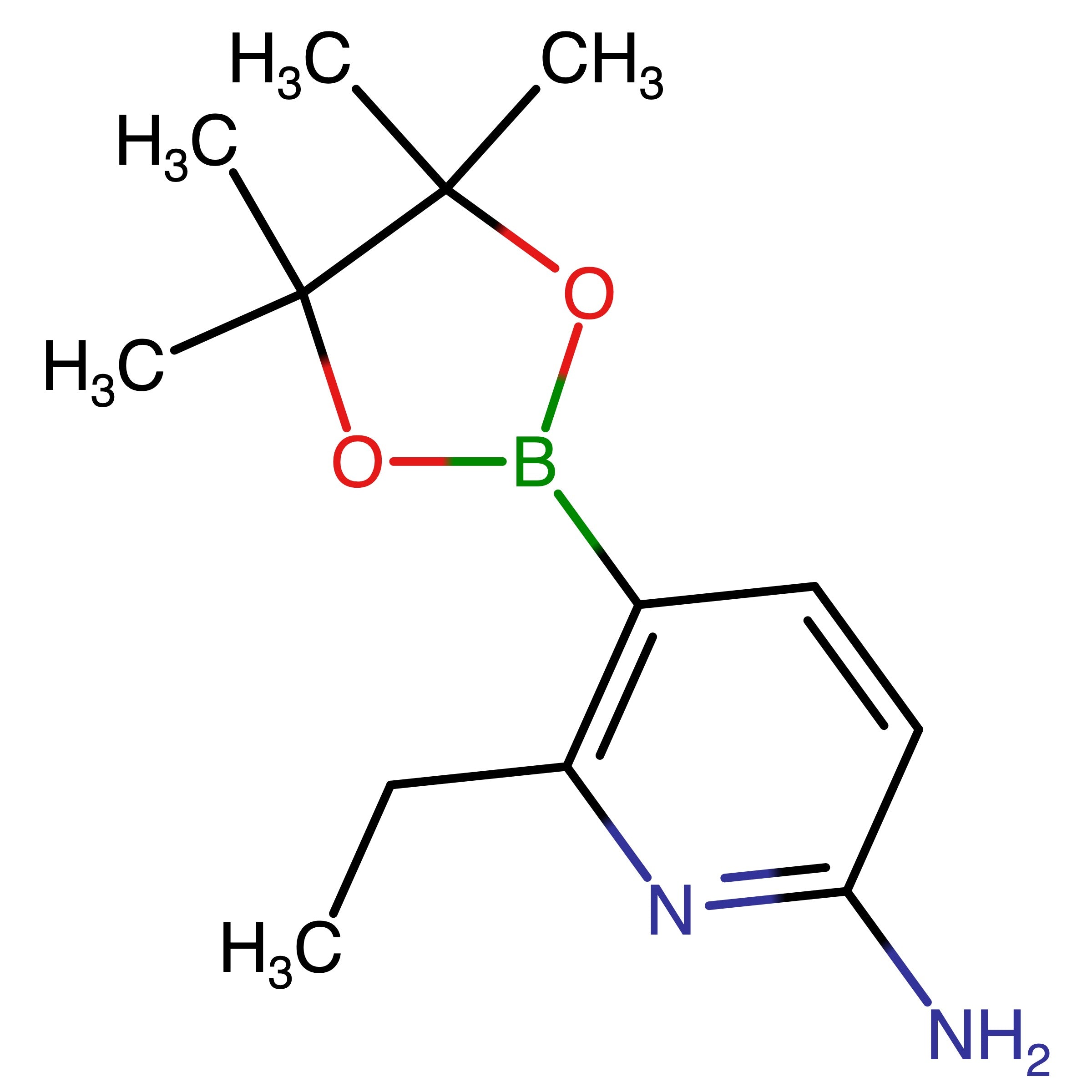 CAS 2409673-74-9 | 6-Ethyl-5-(4,4,5,5-tetramethyl-1,3,2-dioxaborolan-2-yl)pyridin-2-amine | MFCD18719529