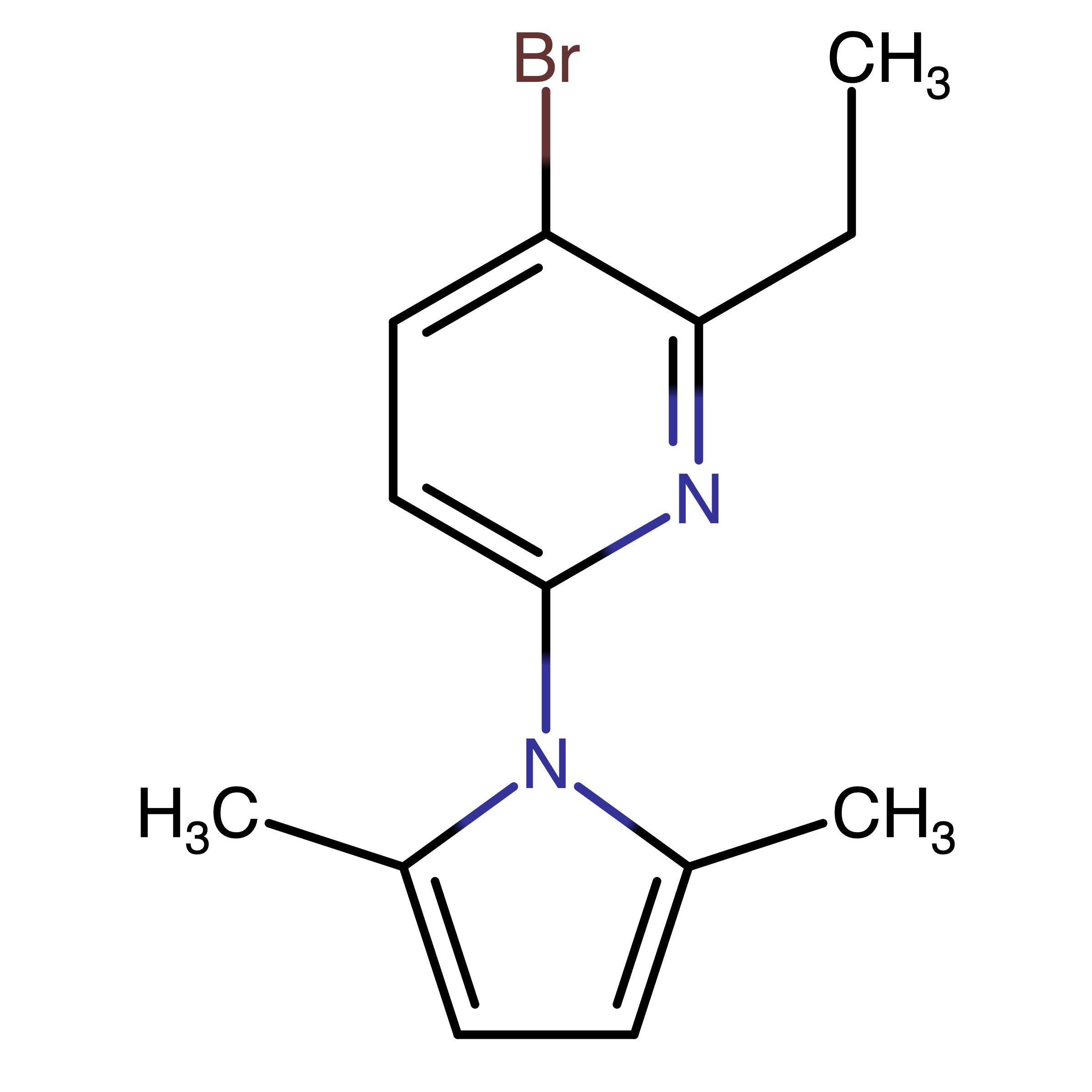 CAS 2598264-70-9 | 3-Bromo-6-(2,5-dimethyl-1H-pyrrol-1-yl)-2-ethylpyridine