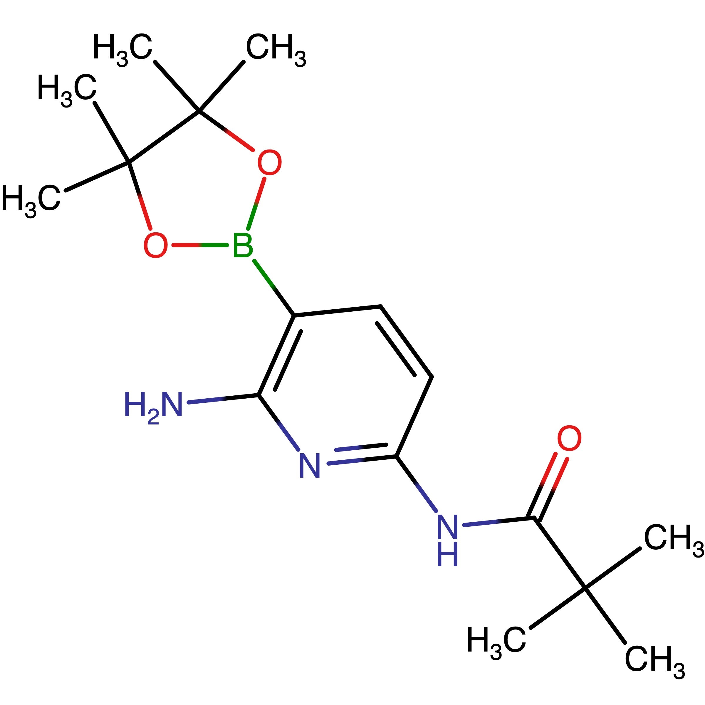 CAS 2598264-79-8 | N-(6-Amino-5-(4,4,5,5-tetramethyl-1,3,2-dioxaborolan-2-yl)pyridin-2-yl)pivalamide