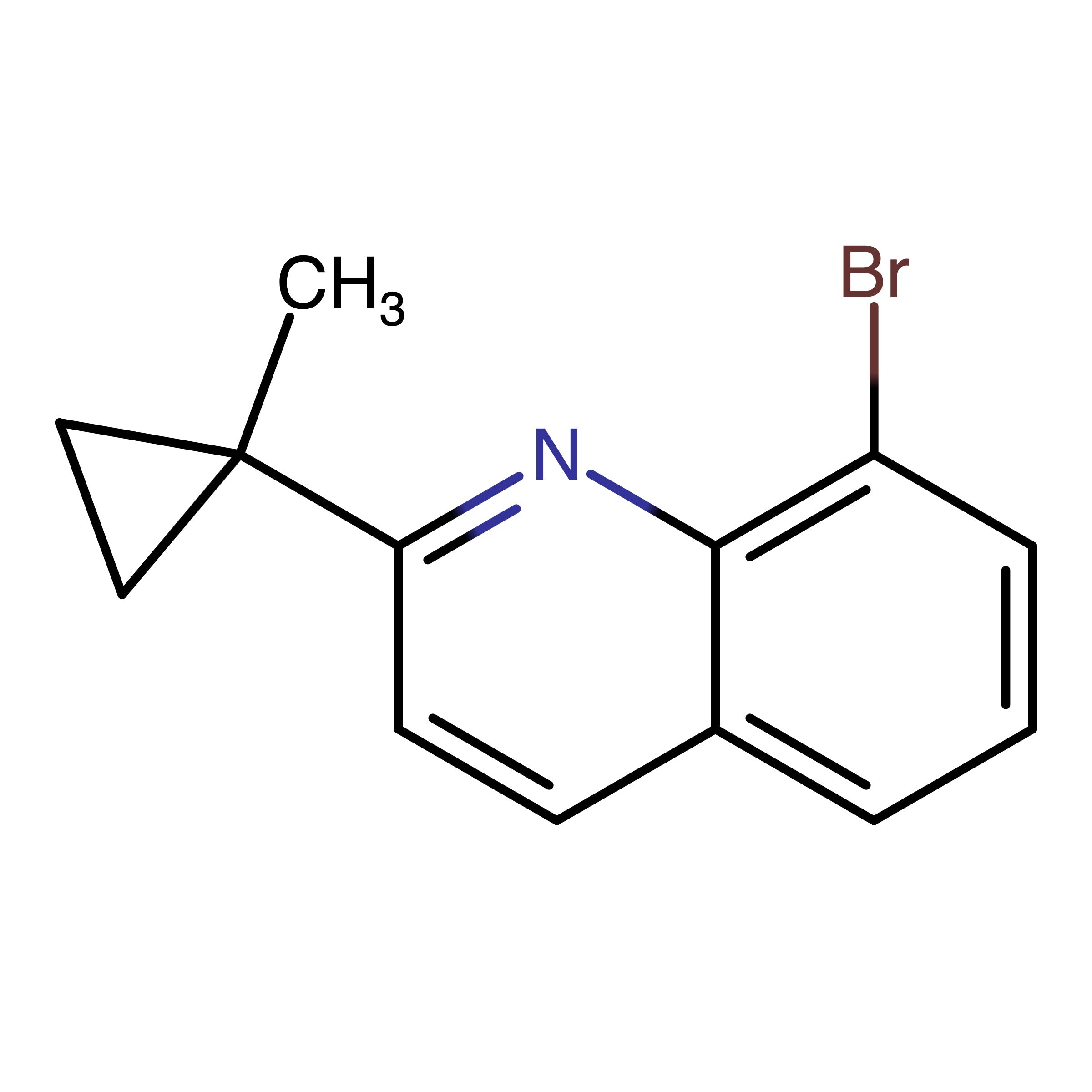 CAS 2168718-36-1 | 8-Bromo-2-(1-methylcyclopropyl)quinoline