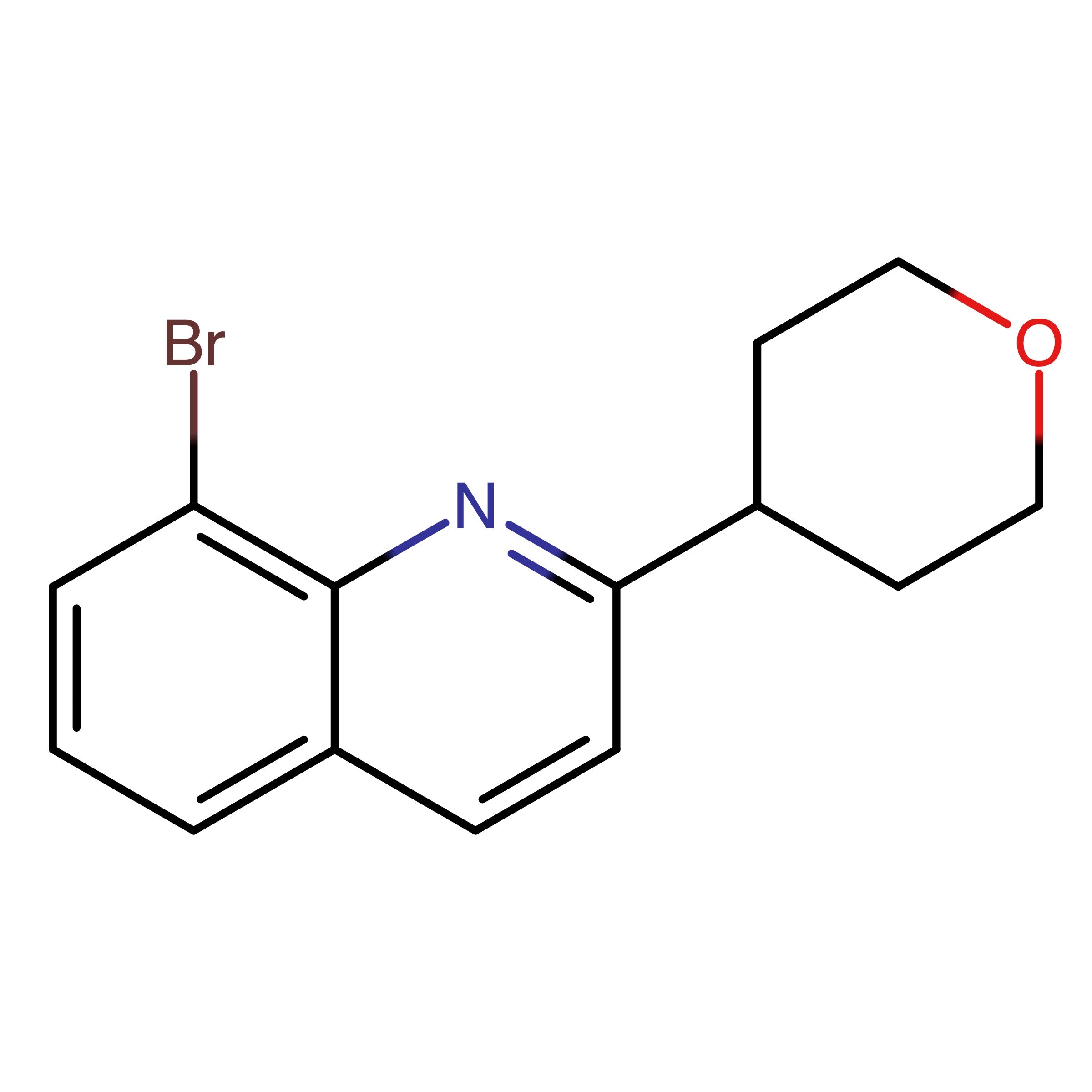 CAS 2598264-96-9 | 8-Bromo-2-(tetrahydro-2H-pyran-4-yl)quinoline