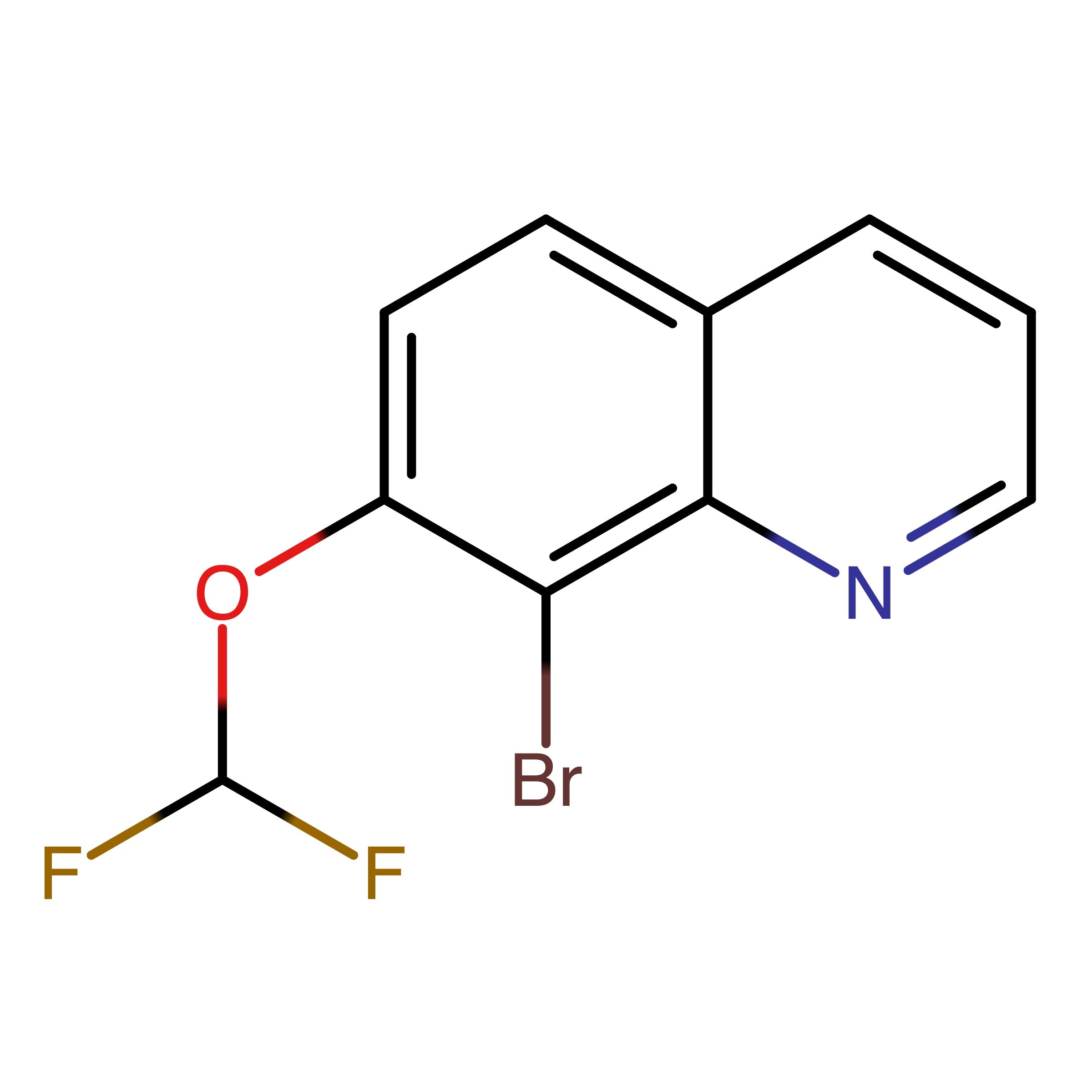CAS 2598265-11-1 | 8-Bromo-7-(difluoromethoxy)quinoline
