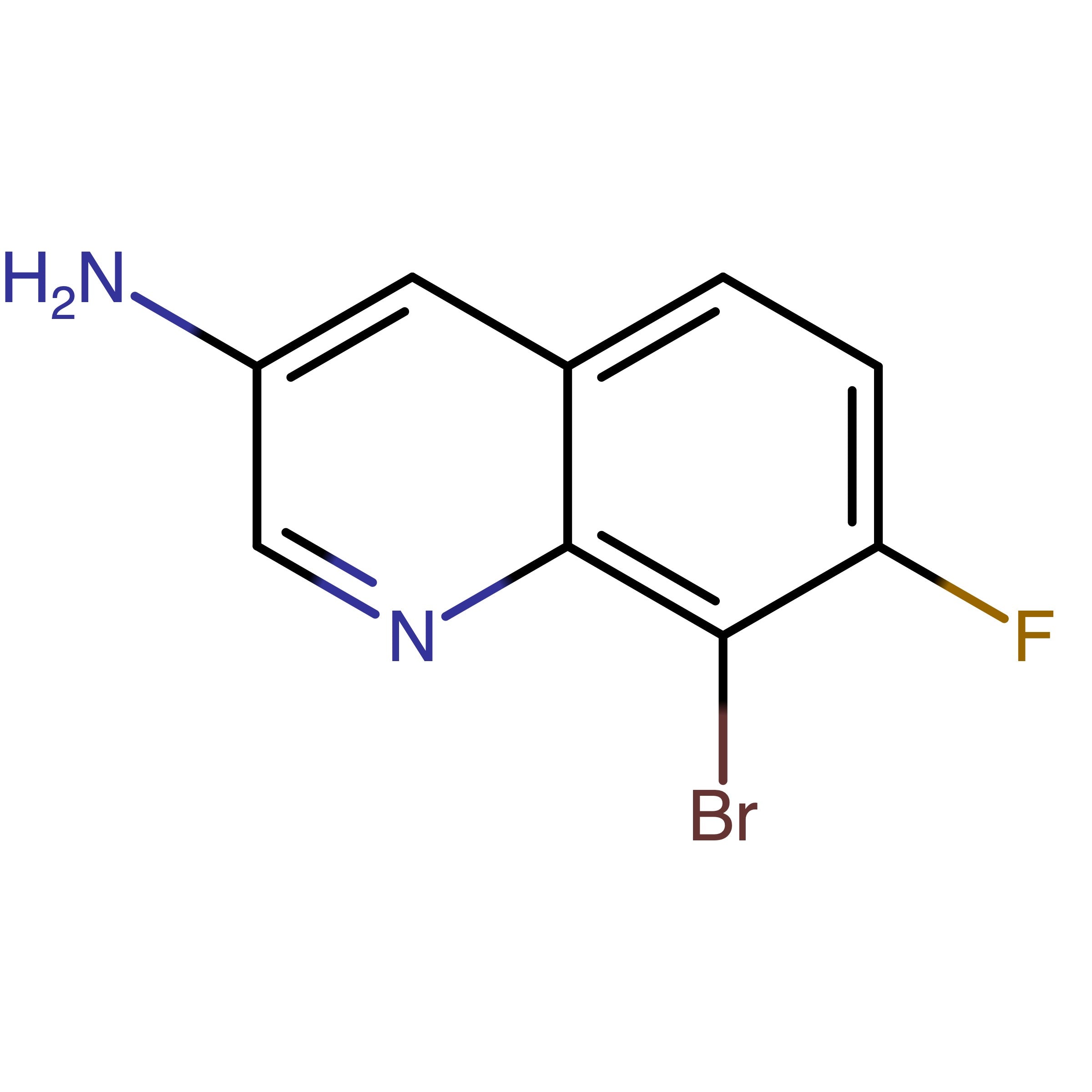 CAS 2598265-15-5 | 8-Bromo-7-fluoroquinolin-3-amine