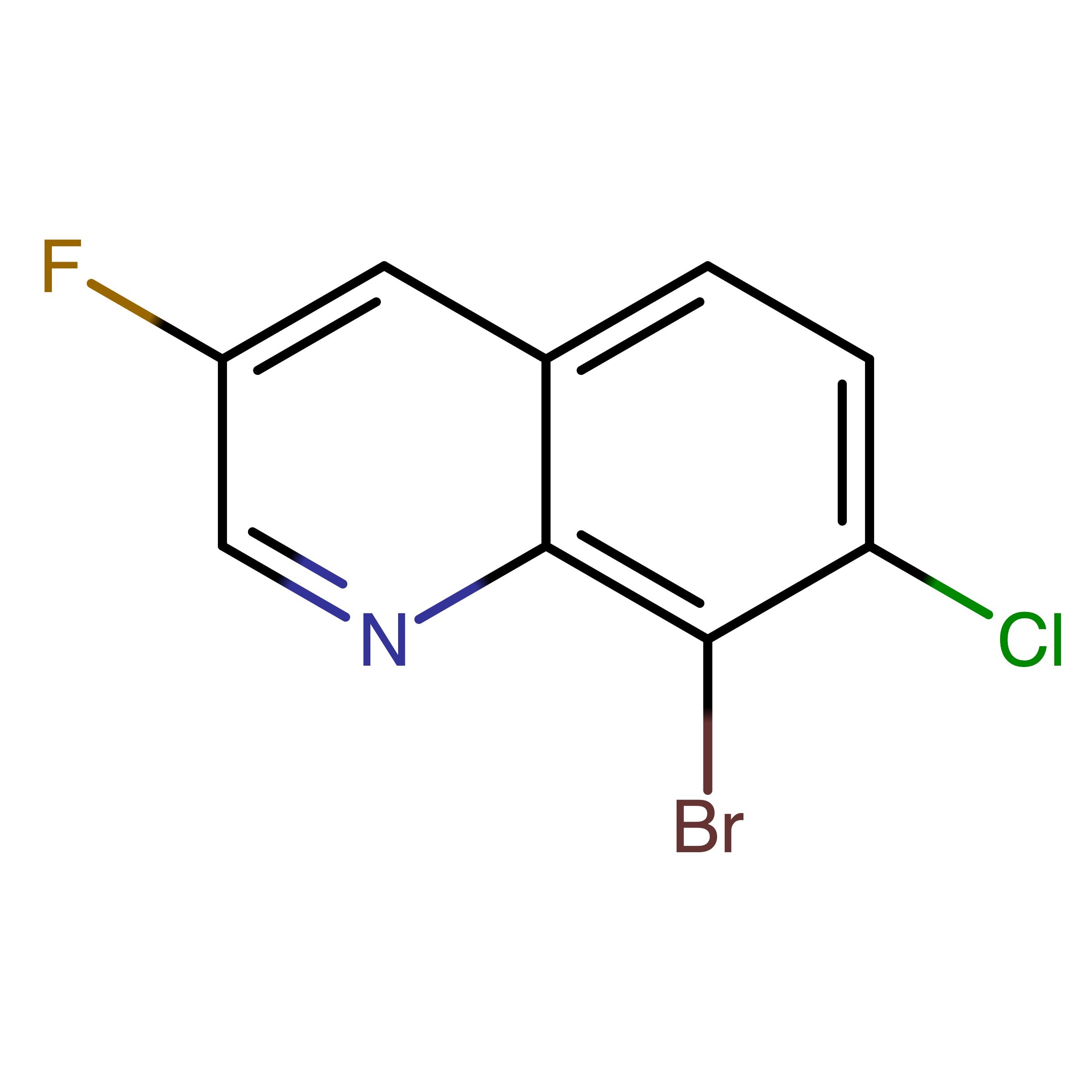 CAS 2598265-19-9 | 8-Bromo-7-chloro-3-fluoroquinoline