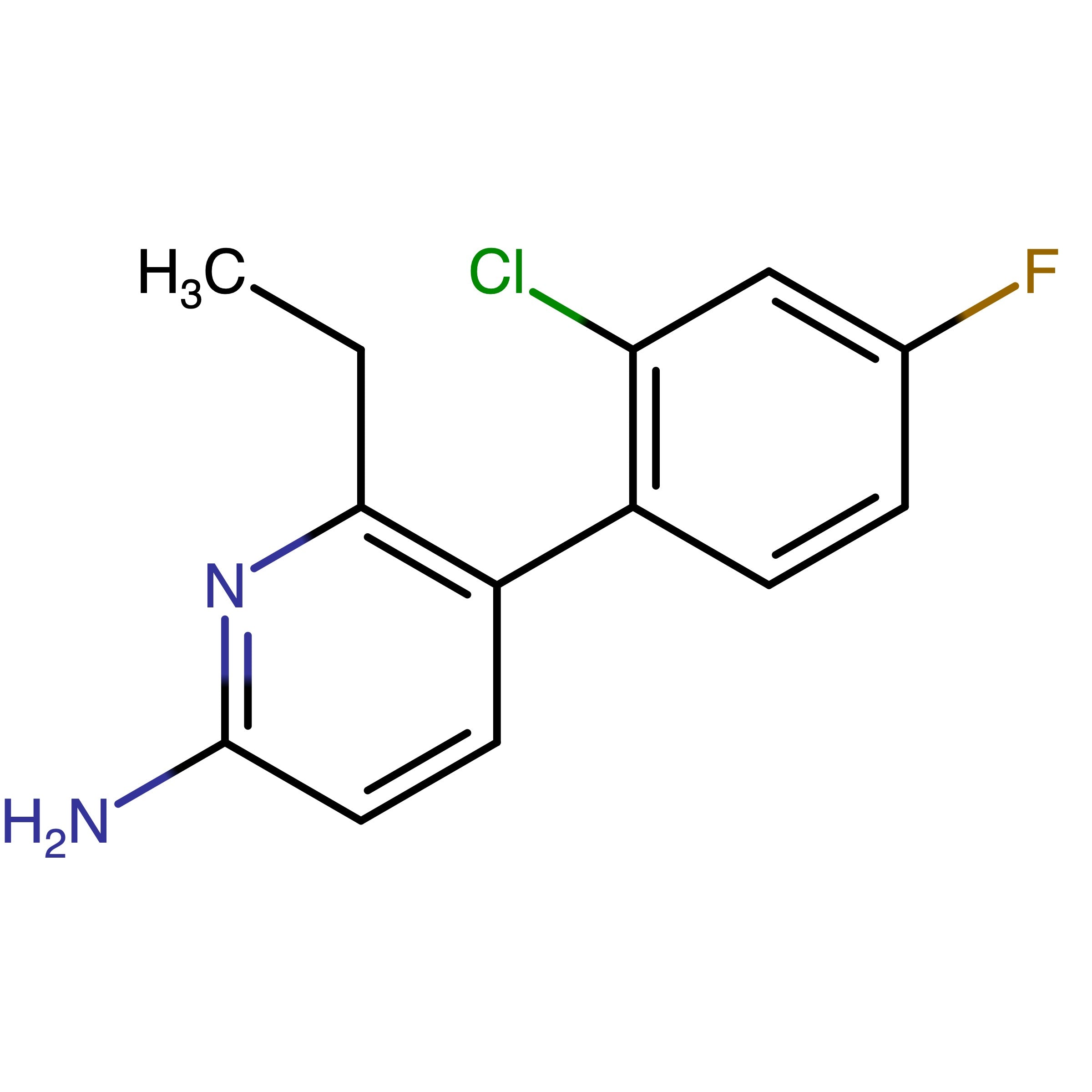 CAS 2598265-32-6 | 5-(2-Chloro-4-fluorophenyl)-6-ethylpyridin-2-amine