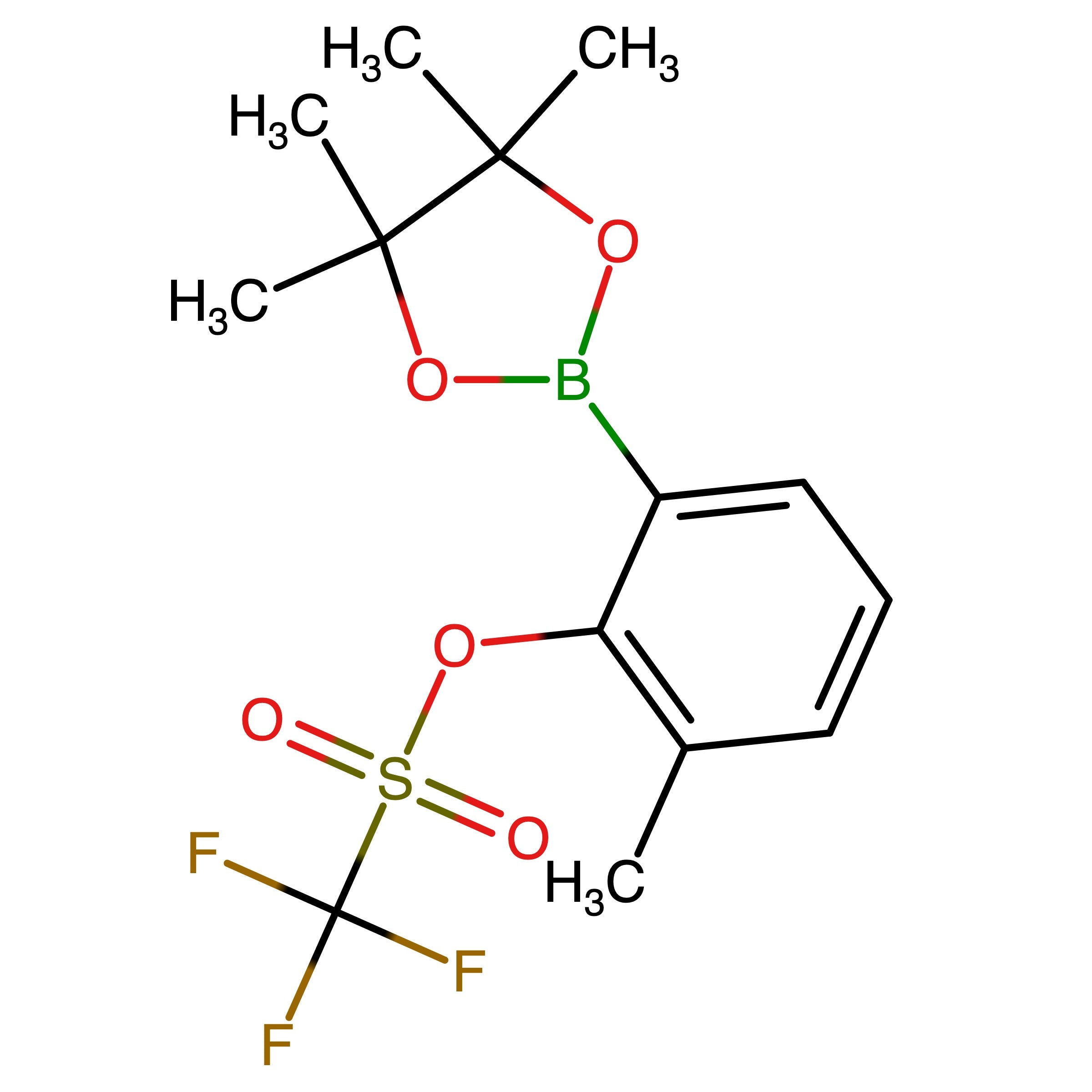 CAS 2803425-73-0 | 2-Methyl-6-(4,4,5,5-tetramethyl-1,3,2-dioxaborolan-2-yl)phenyl trifluoromethanesulfonate
