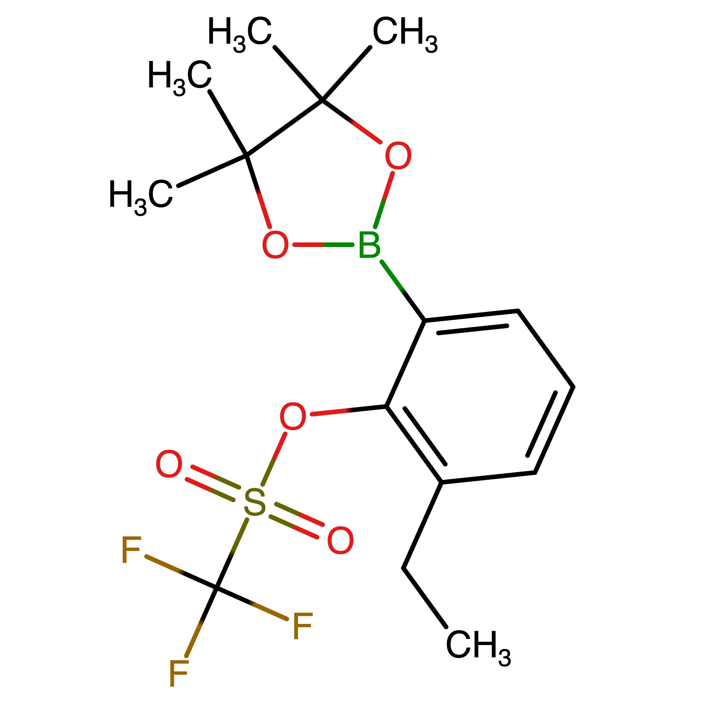 CAS 2803425-74-1 | 2-Ethyl-6-(4,4,5,5-tetramethyl-1,3,2-dioxaborolan-2-yl)phenyl trifluoromethanesulfonate