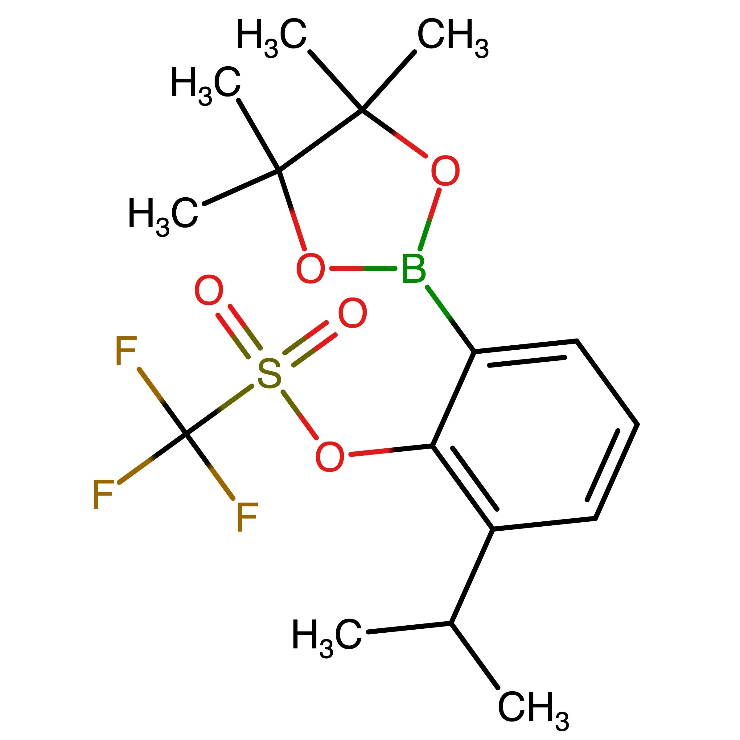 CAS 2803425-75-2 | 2-(prop-2-yl)-6-(4,4,5,5-tetramethyl-1,3,2-dioxaborolan-2-yl)phenyl trifluoromethanesulfonate