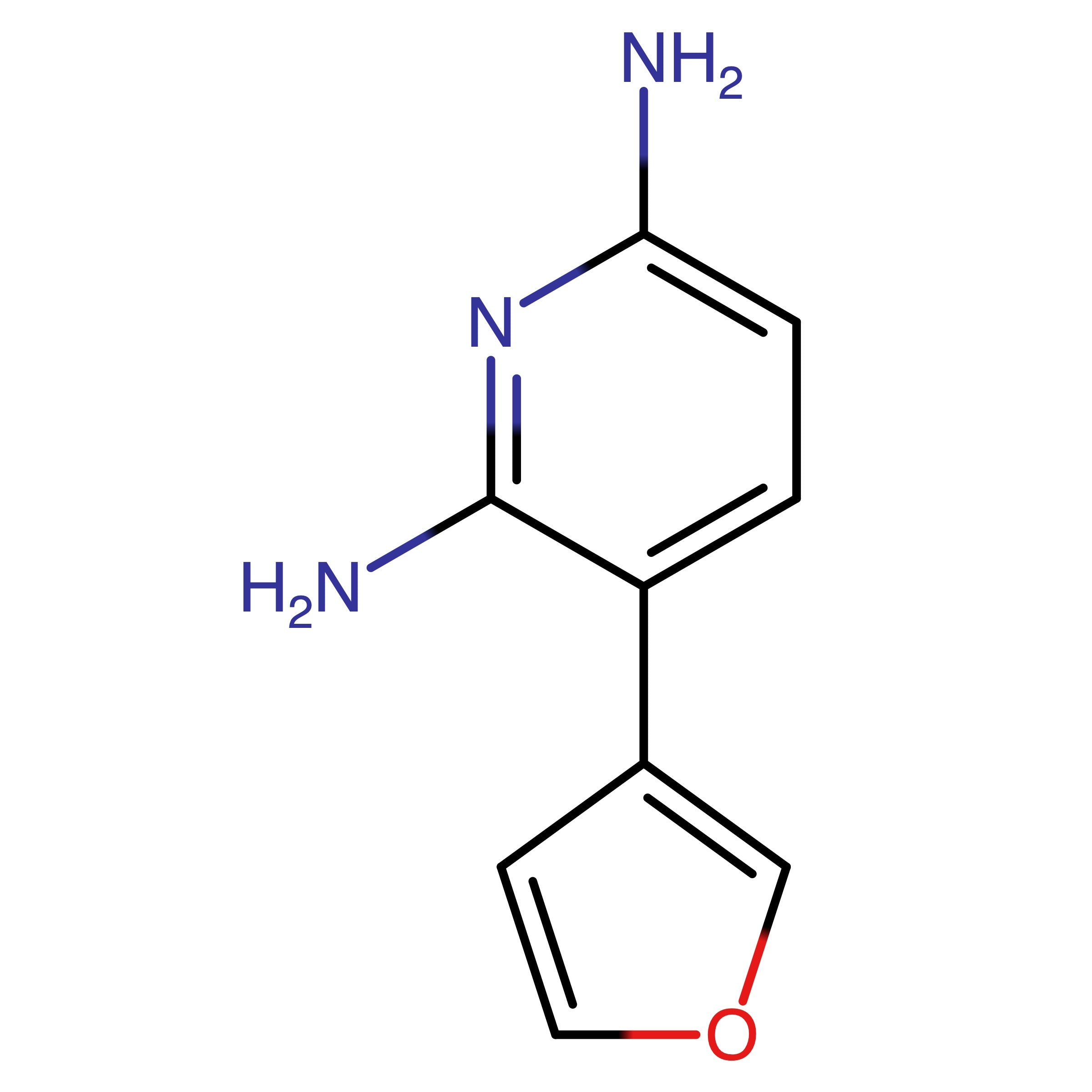 CAS 2369614-27-5 | 3-(Furan-3-yl)pyridine-2,6-diamine