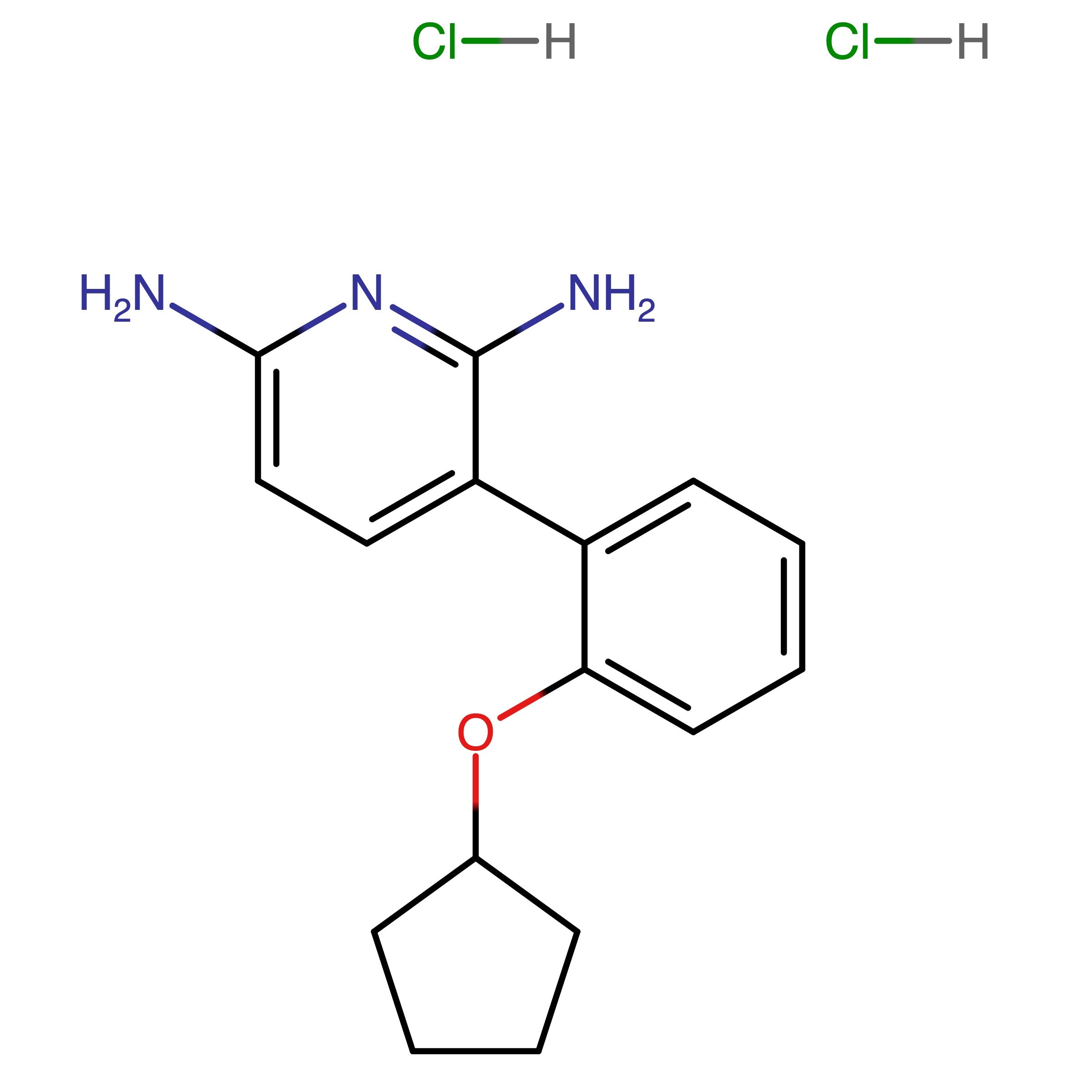 CAS 2369614-42-4 | 3-(2-(Cyclopentyloxy)phenyl)pyridine-2,6-diamine dihydrochloride
