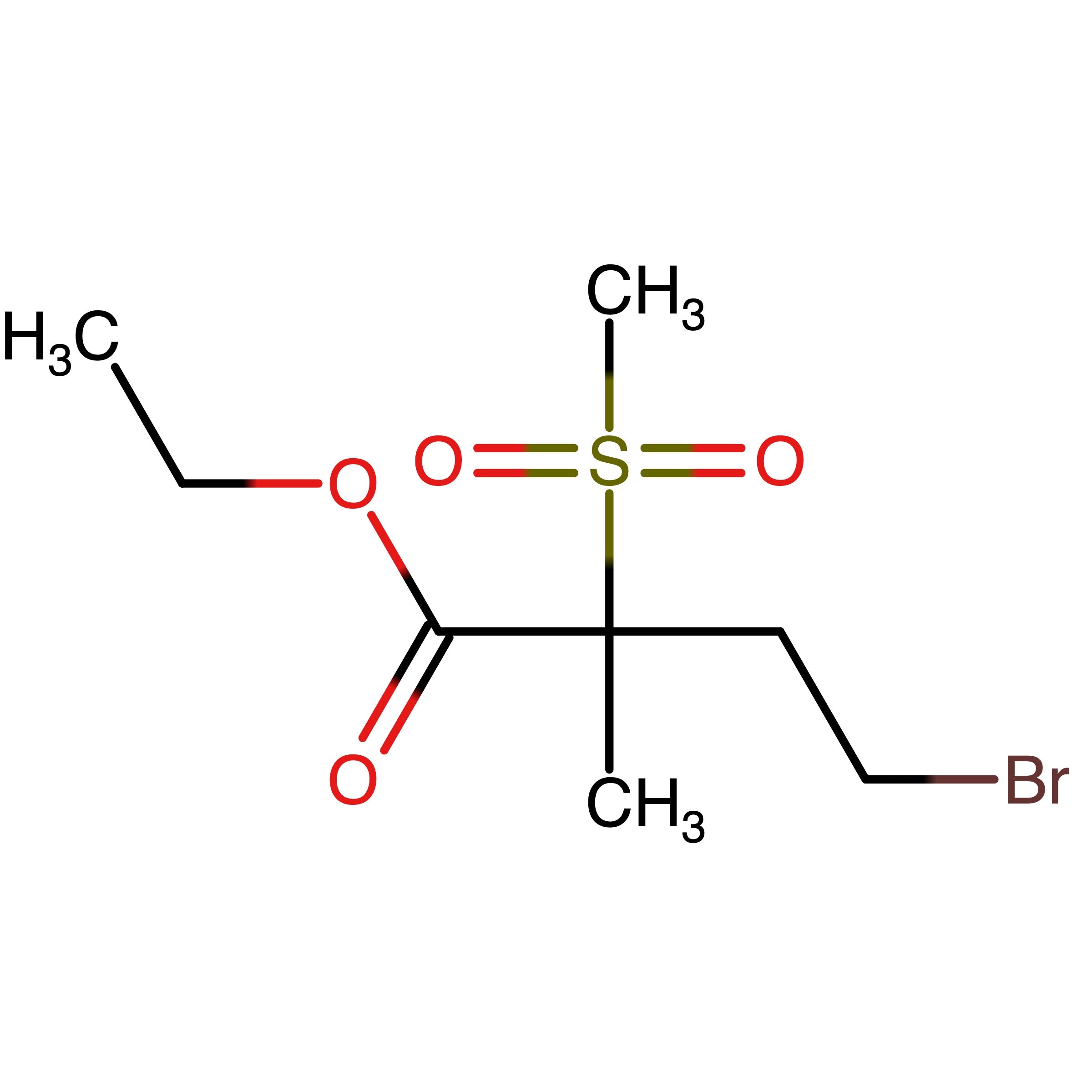 CAS 1312478-47-9 | Ethyl 4-bromo-2-methyl-2-(methylsulfonyl)butanoate | MFCD28962642