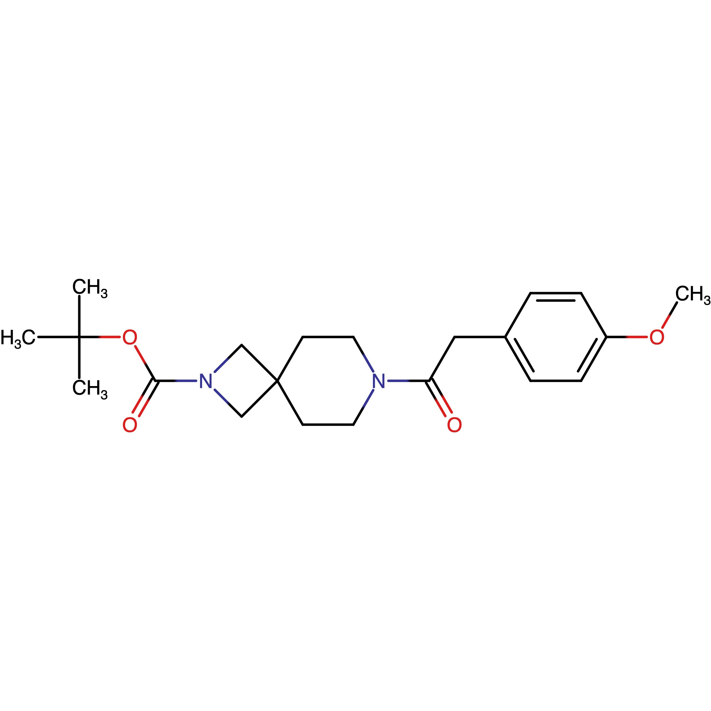 CAS 1334784-96-1 | tert-Butyl 7-(2-(4-methoxyphenyl)acetyl)-2,7-diazaspiro[3.5]nonane-2-carboxylate