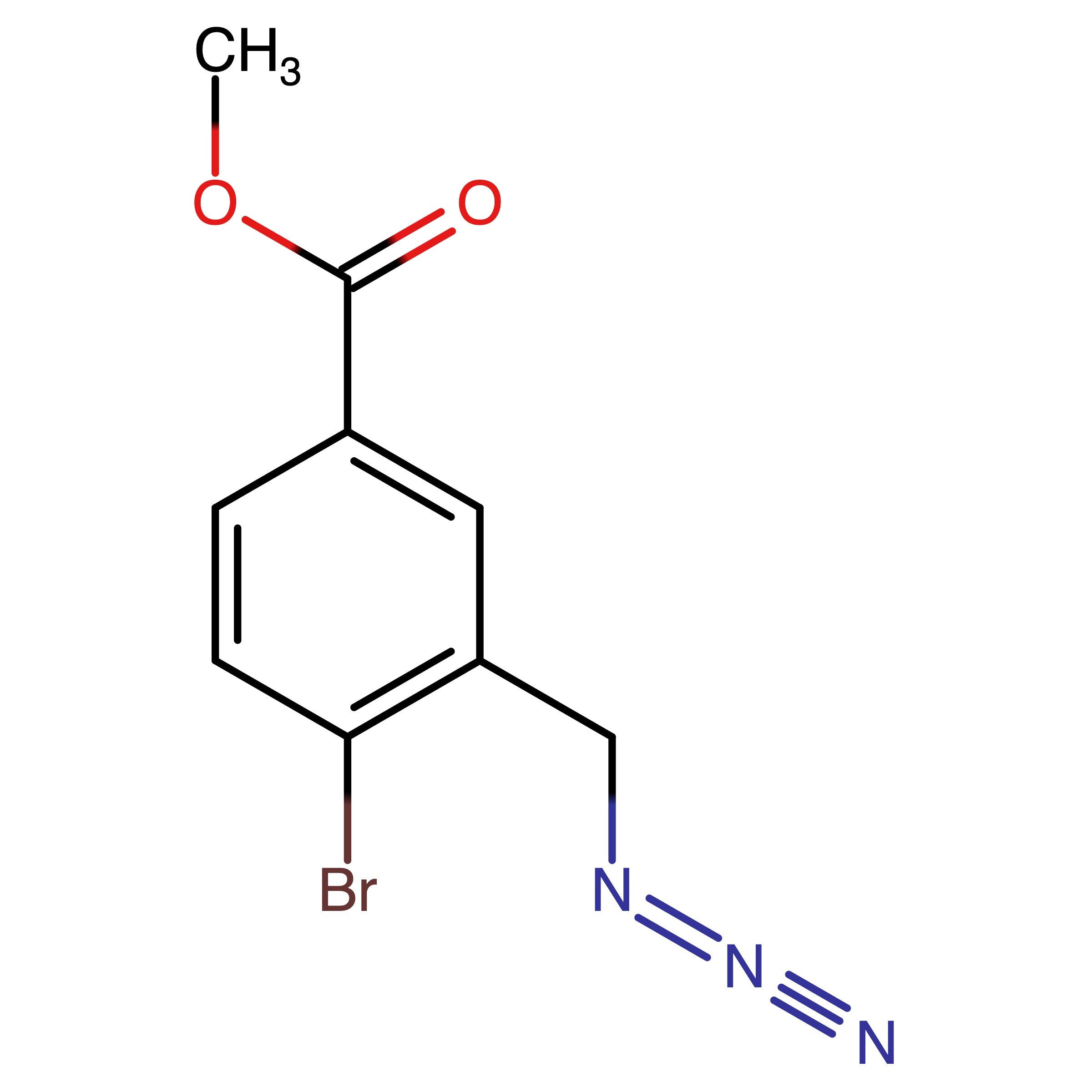 CAS 1338473-89-4 | Methyl 3-(azidomethyl)-4-bromobenzoate