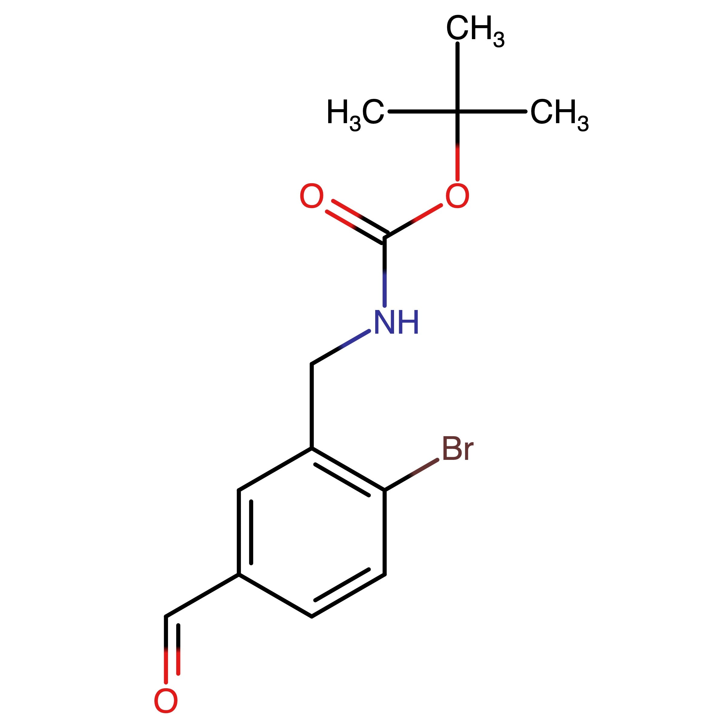 CAS 1338473-92-9 | tert-Butyl (2-bromo-5-formylbenzyl)carbamate