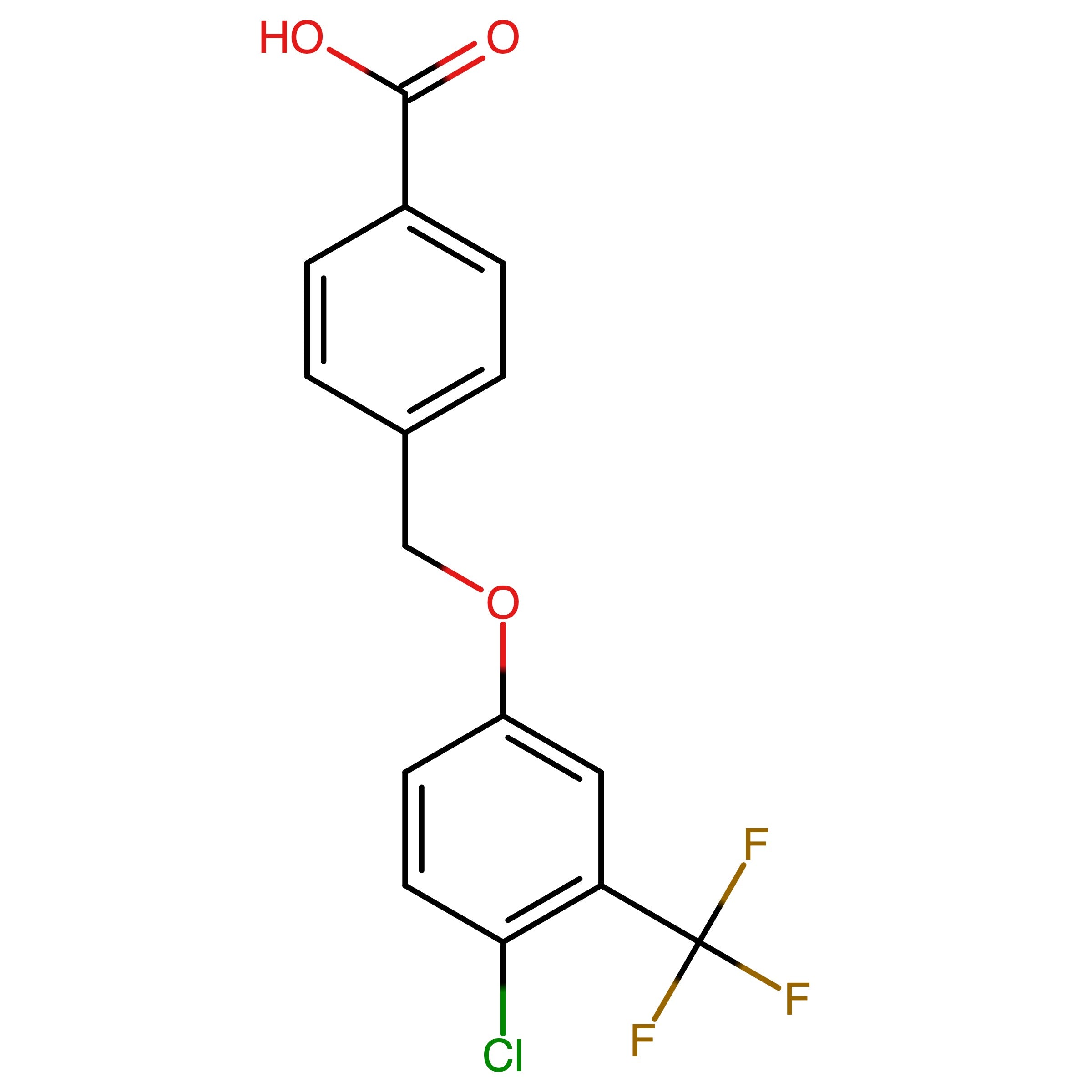 CAS 1355637-18-1 | 4-((4-Chloro-3-(trifluoromethyl)phenoxy)methyl)benzoic acid | MFCD31811272