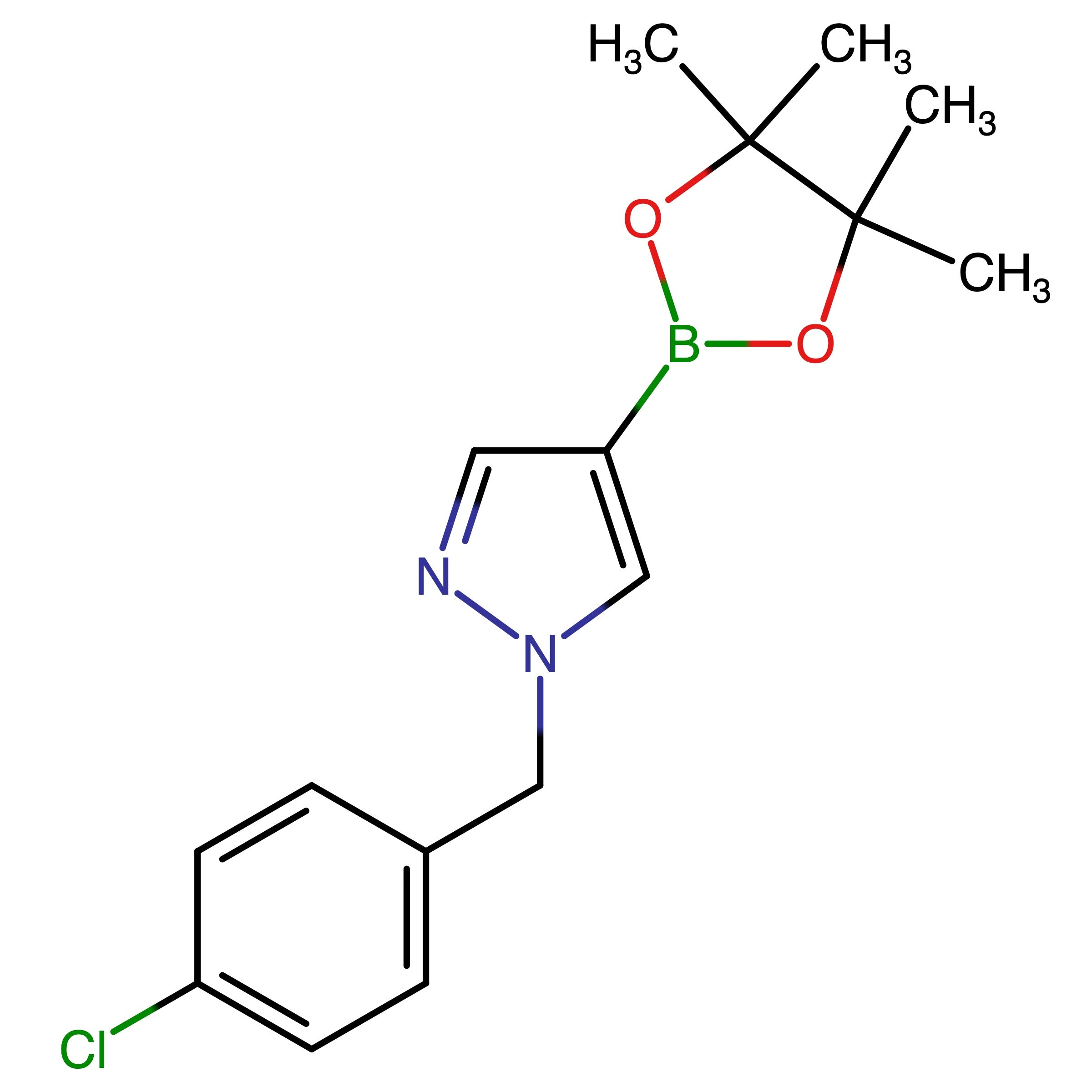 CAS 1430750-51-8 | 1-[(4-Chlorophenyl)methyl]-4-(4,4,5,5-tetramethyl-1,3,2-dioxaborolan-2-yl)-1H-pyrazole