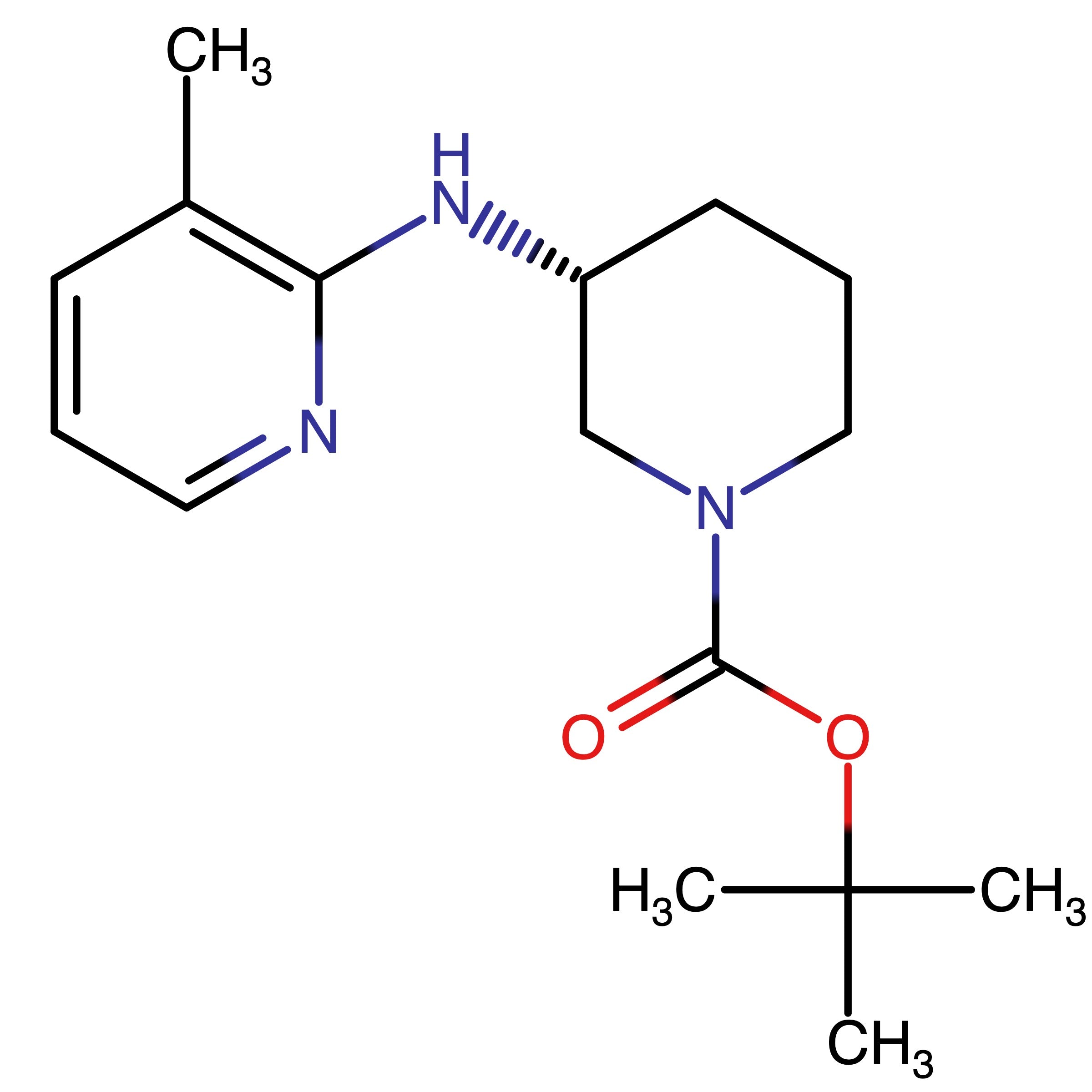 CAS 1632251-02-5 | tert-Butyl (R)-3-((3-methylpyridin-2-yl)amino)piperidine-1-carboxylate