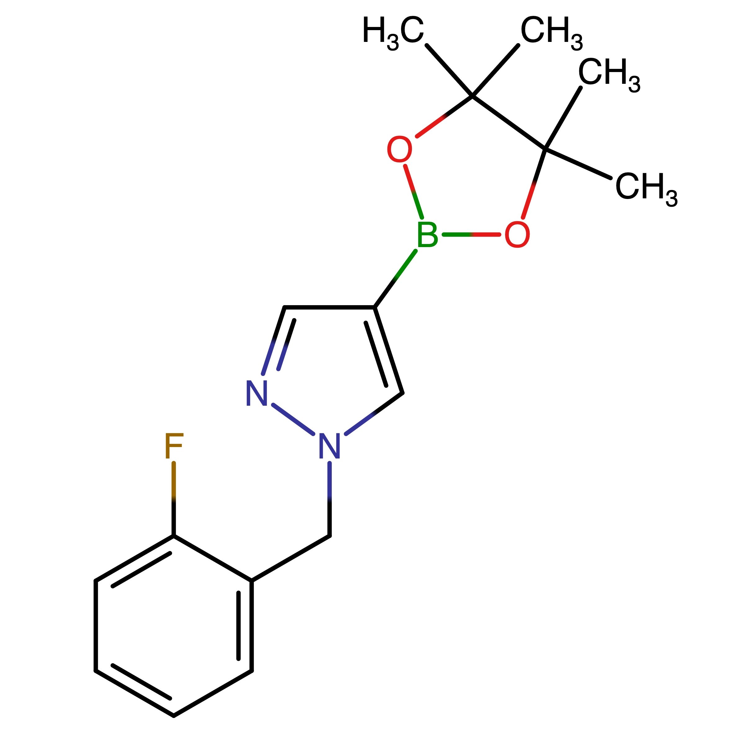 CAS 1415825-05-6 | 1-[(2-Fluorophenyl)methyl]-4-(4,4,5,5-tetramethyl-1,3,2-dioxaborolan-2-yl)-1H-pyrazole | MFCD21337485