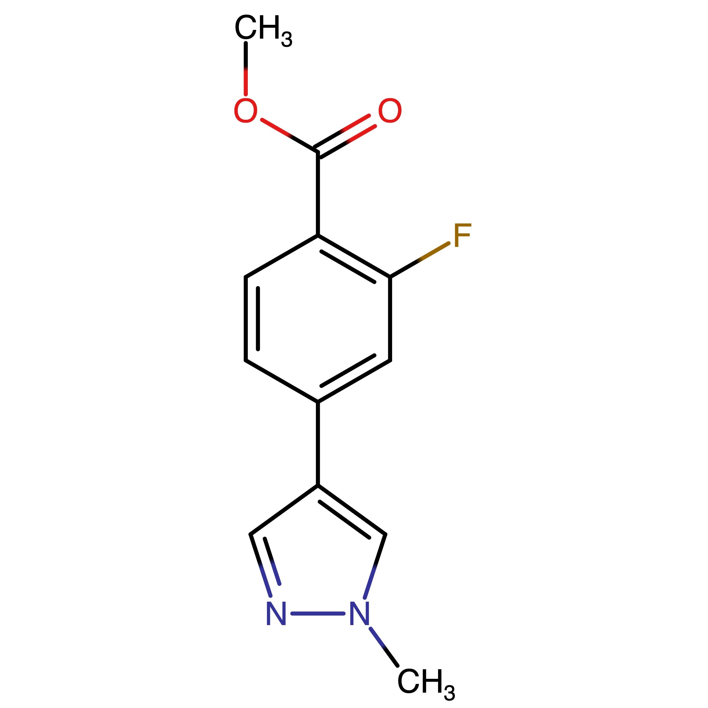 CAS 1859083-89-8 | Methyl 2-fluoro-4-(1-methyl-1H-pyrazol-4-yl)benzoate | MFCD30470845