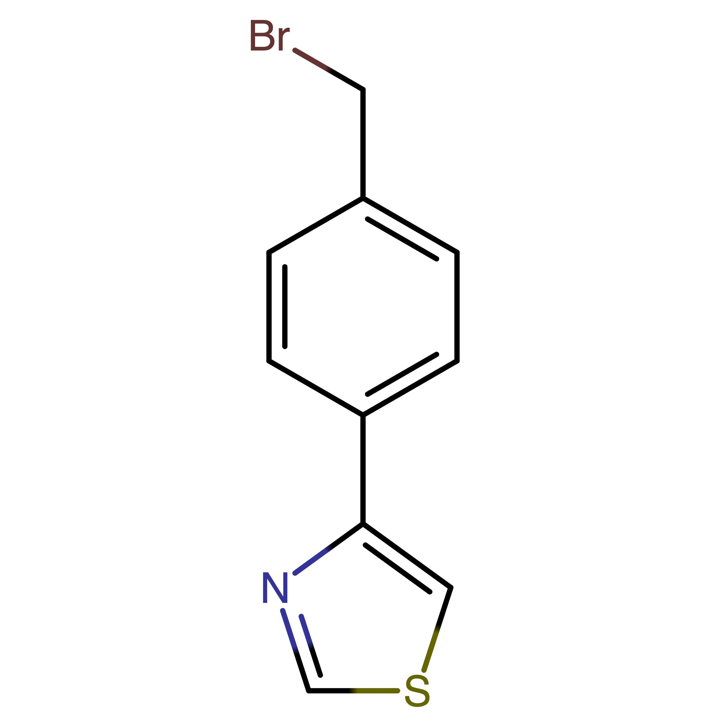 CAS 1859084-24-4 | 4-(4-(Bromomethyl)phenyl)thiazole | MFCD30470988