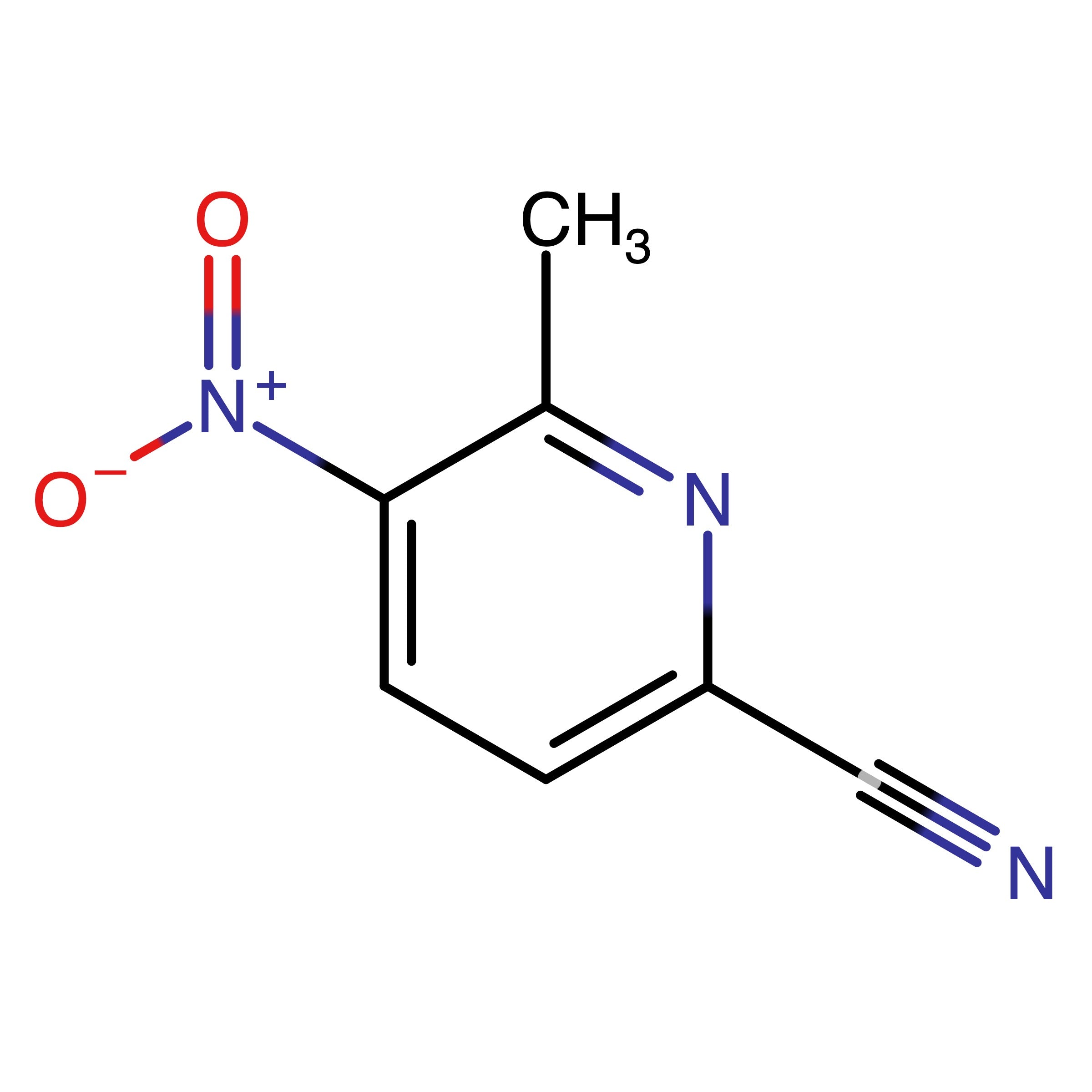 CAS 65169-58-6 | 6-Methyl-5-nitropicolinonitrile | MFCD09753791