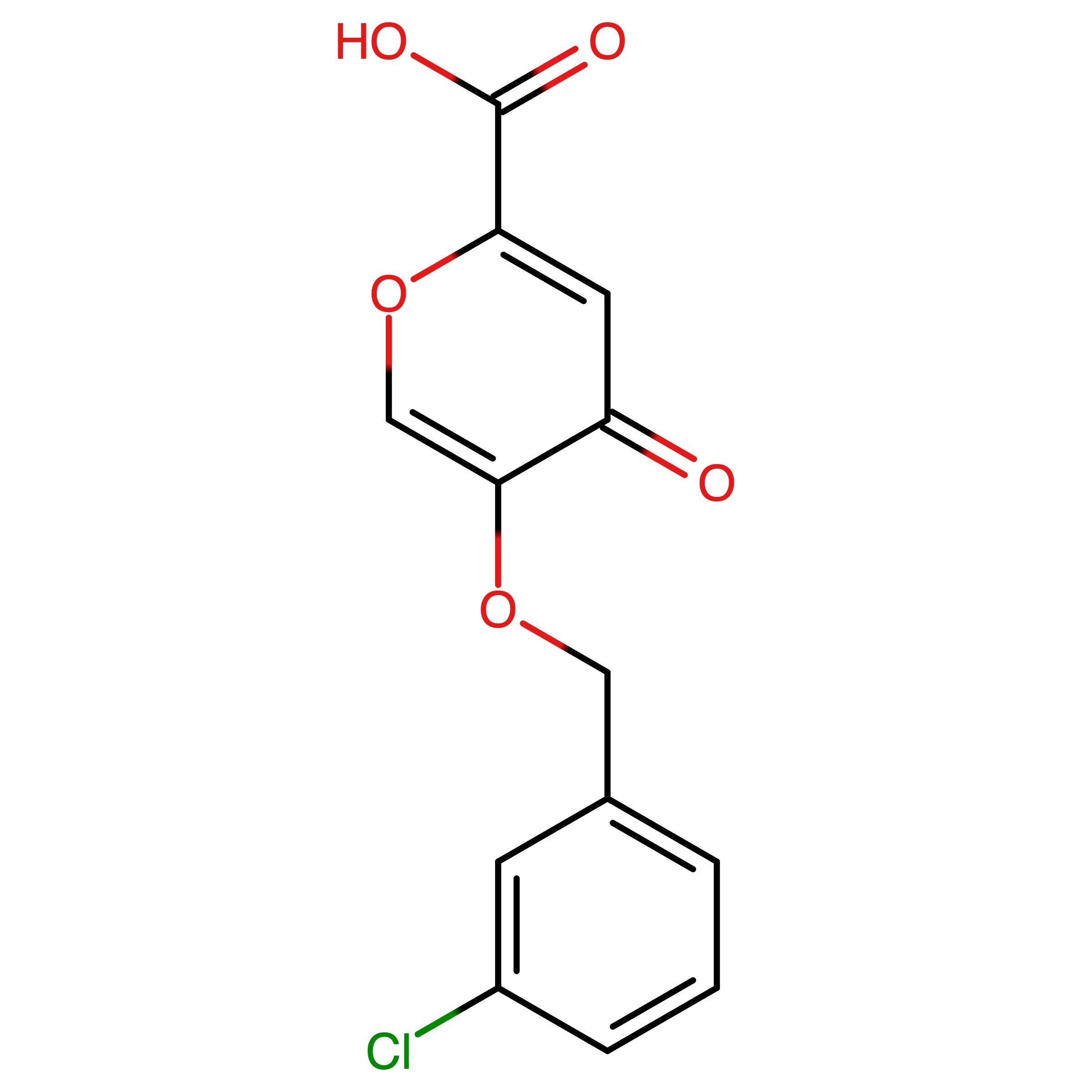 CAS 1040349-00-5 | 5-((3-Chlorobenzyl)oxy)-4-oxo-4H-pyran-2-carboxylic acid